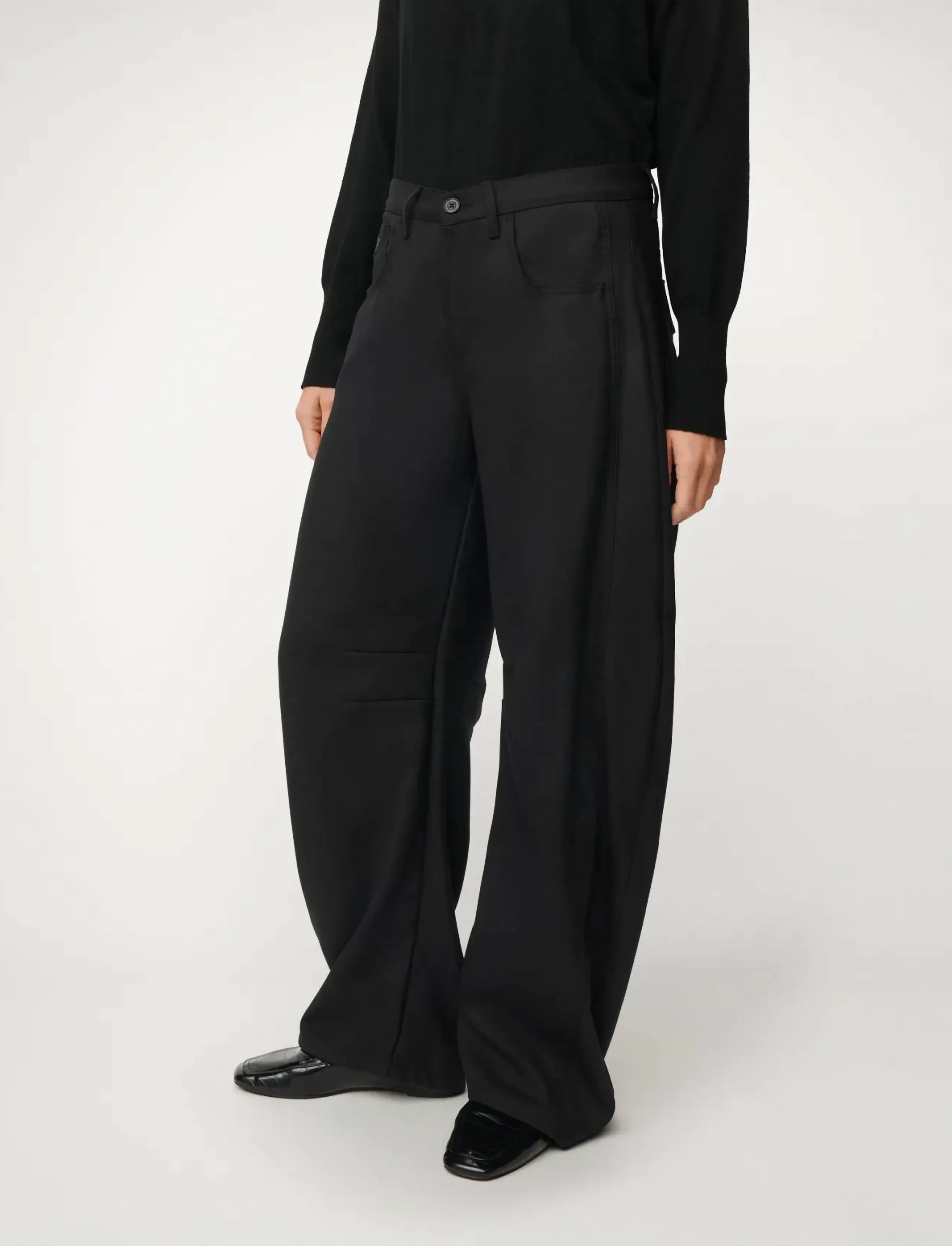 Lois Jeans - Aliana - barrel-teksad - 8054 caster fleece black - 3