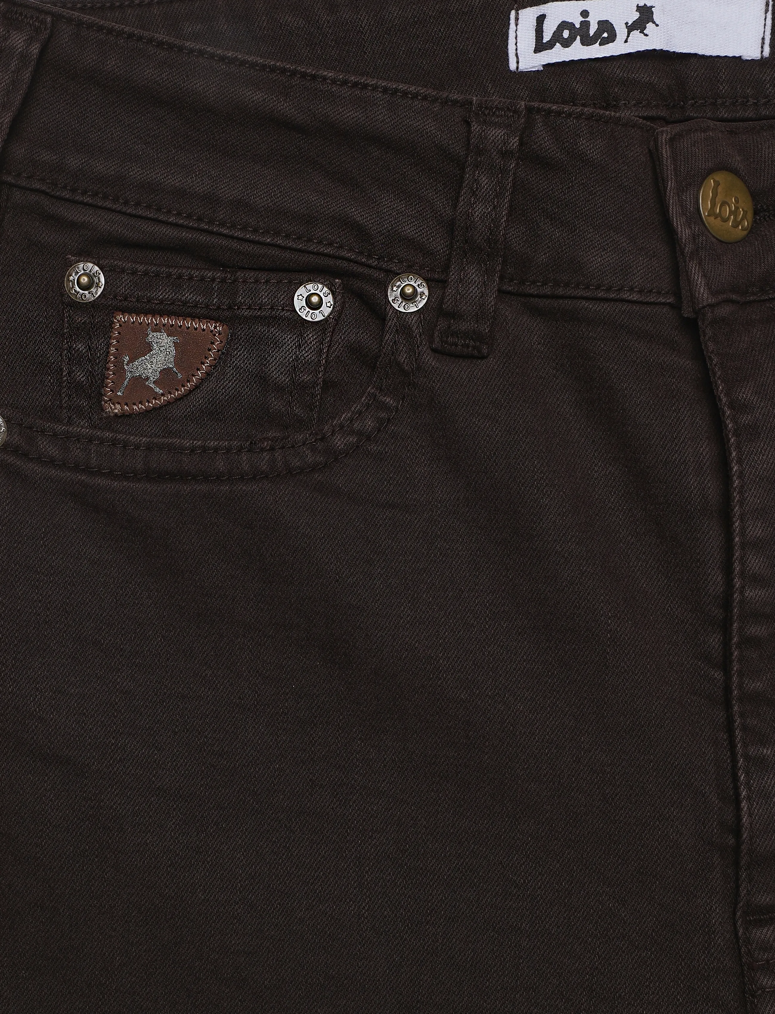Lois Jeans - Palazzo Mistral - Megalia shot - 775 chocolate brown - 2