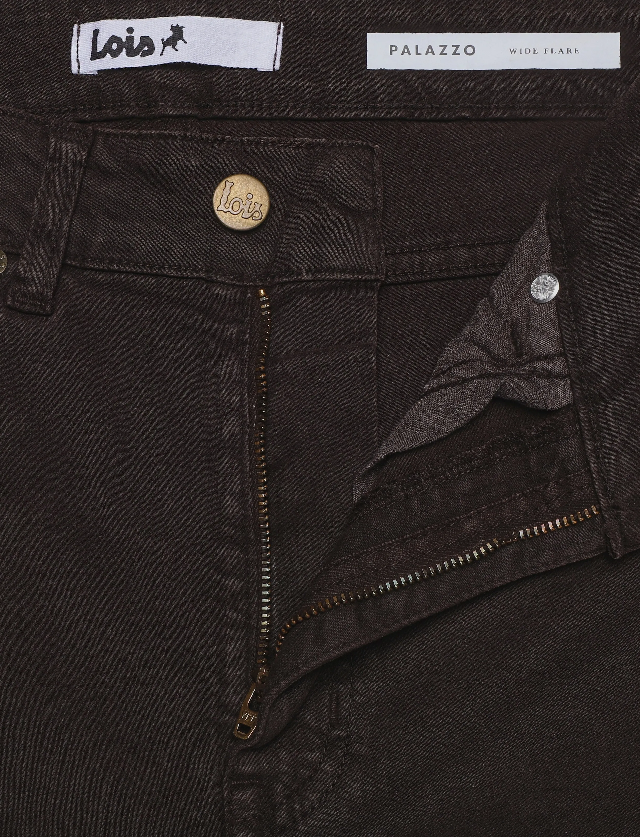Lois Jeans - Palazzo Mistral - Megalia shot - 775 chocolate brown - 3