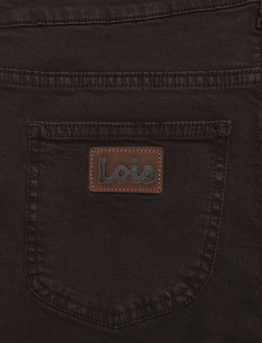 Lois Jeans - Palazzo Mistral - Megalia shot - hosen mit weitem bein - 775 chocolate brown - 4