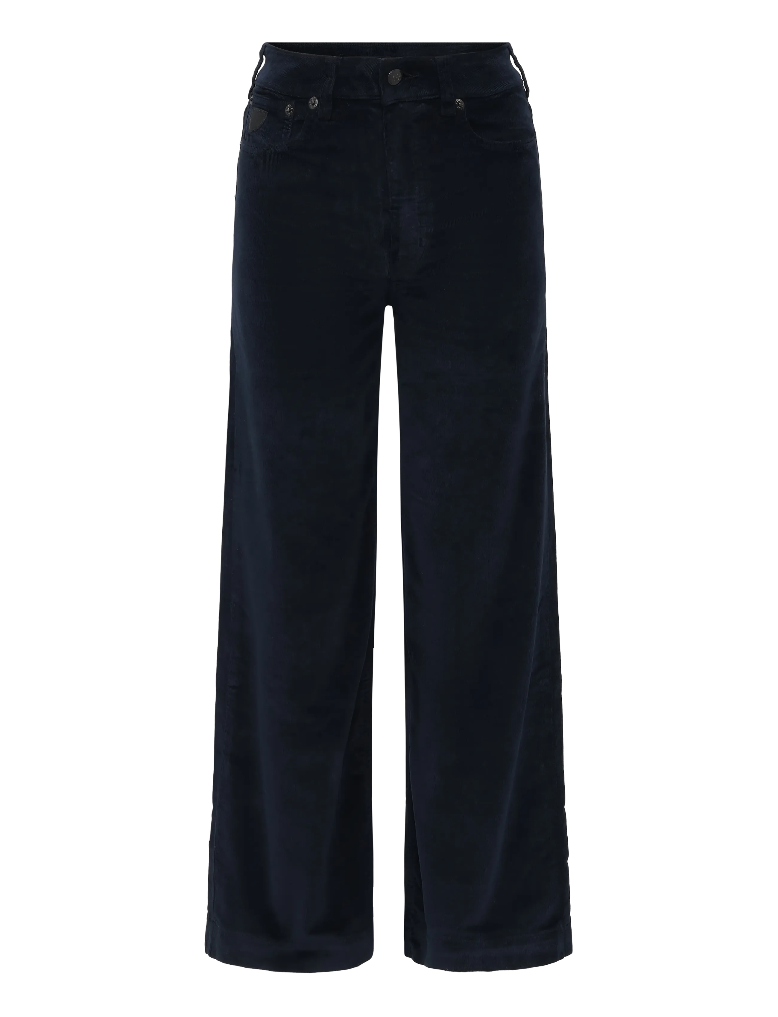 Lois Jeans - Palazzo Mistral - Shiny cord - wide leg trousers - 60 navy - 1