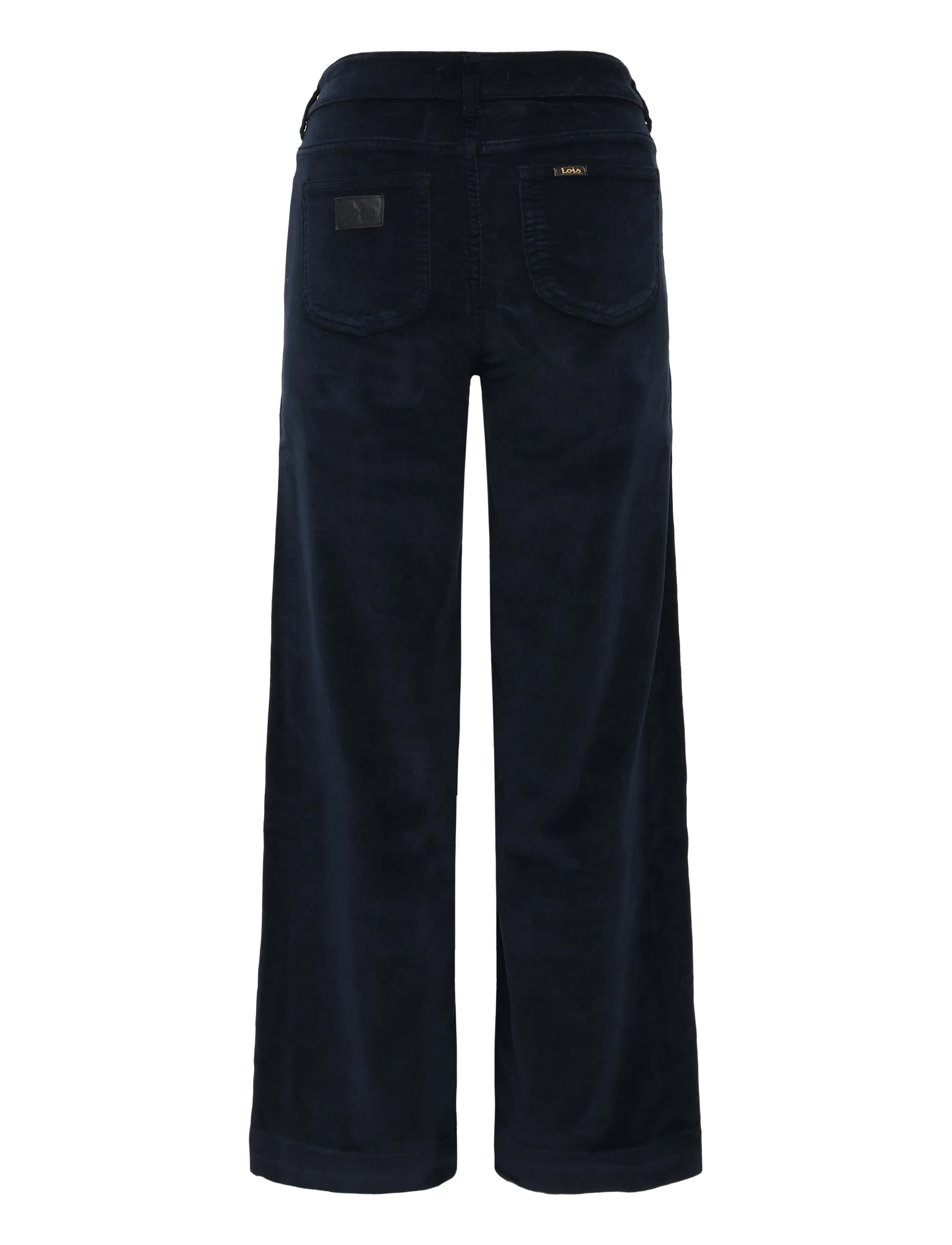 Lois Jeans - Palazzo Mistral - Shiny cord - wide leg trousers - 60 navy - 2