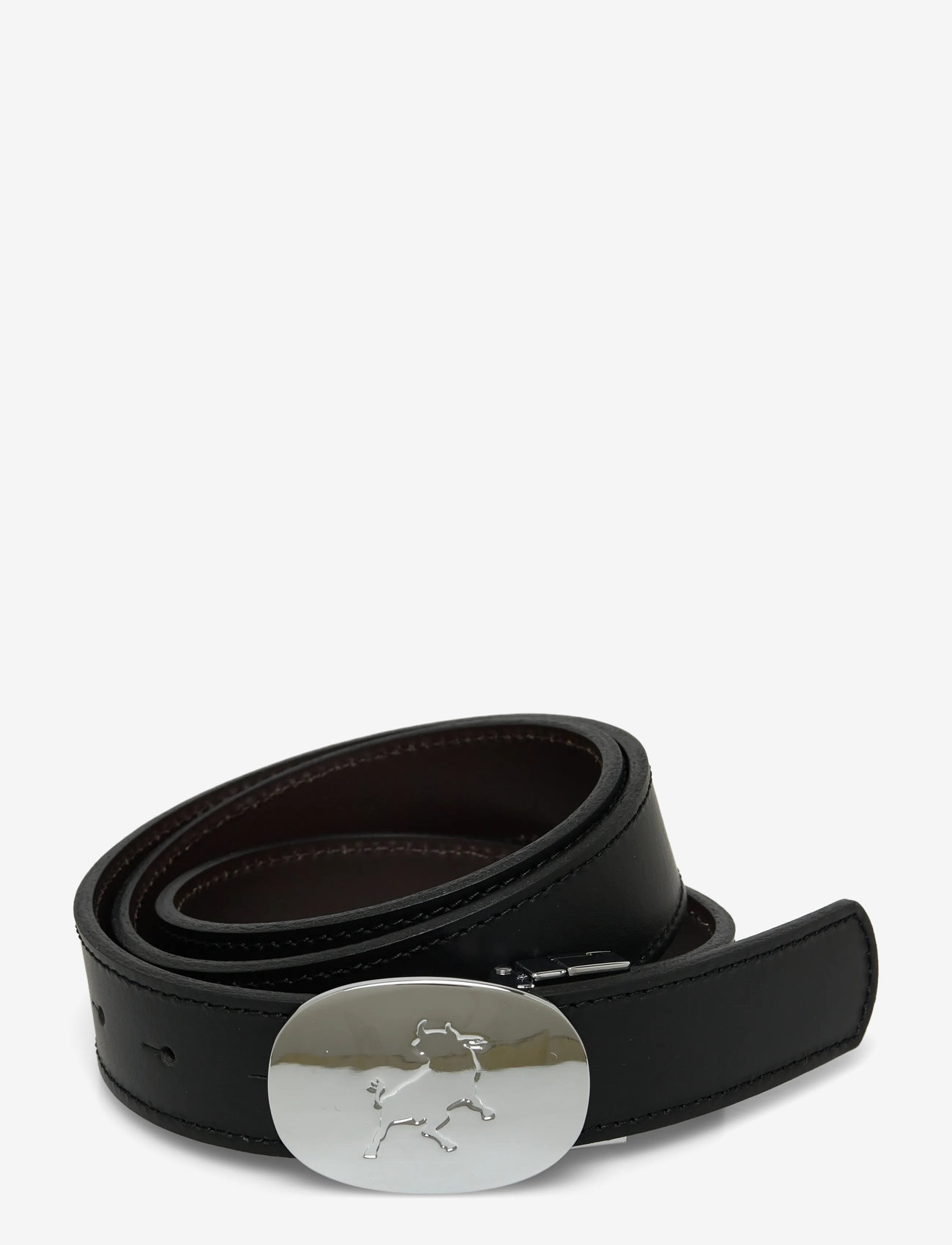 Lois Jeans - Sun Silver Reversible Belt - leather belts - 7787 leather belt - 808 black/brown - 0