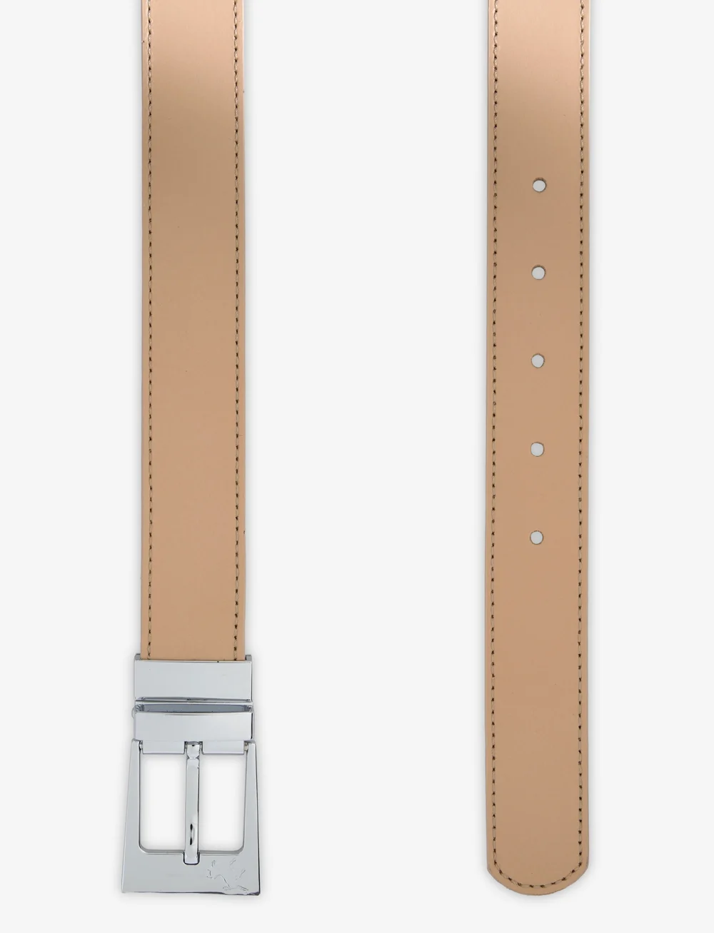 Lois Jeans - Ember Silver - casual riemen - 7783 leather belt - 809 ecru/beige - 1