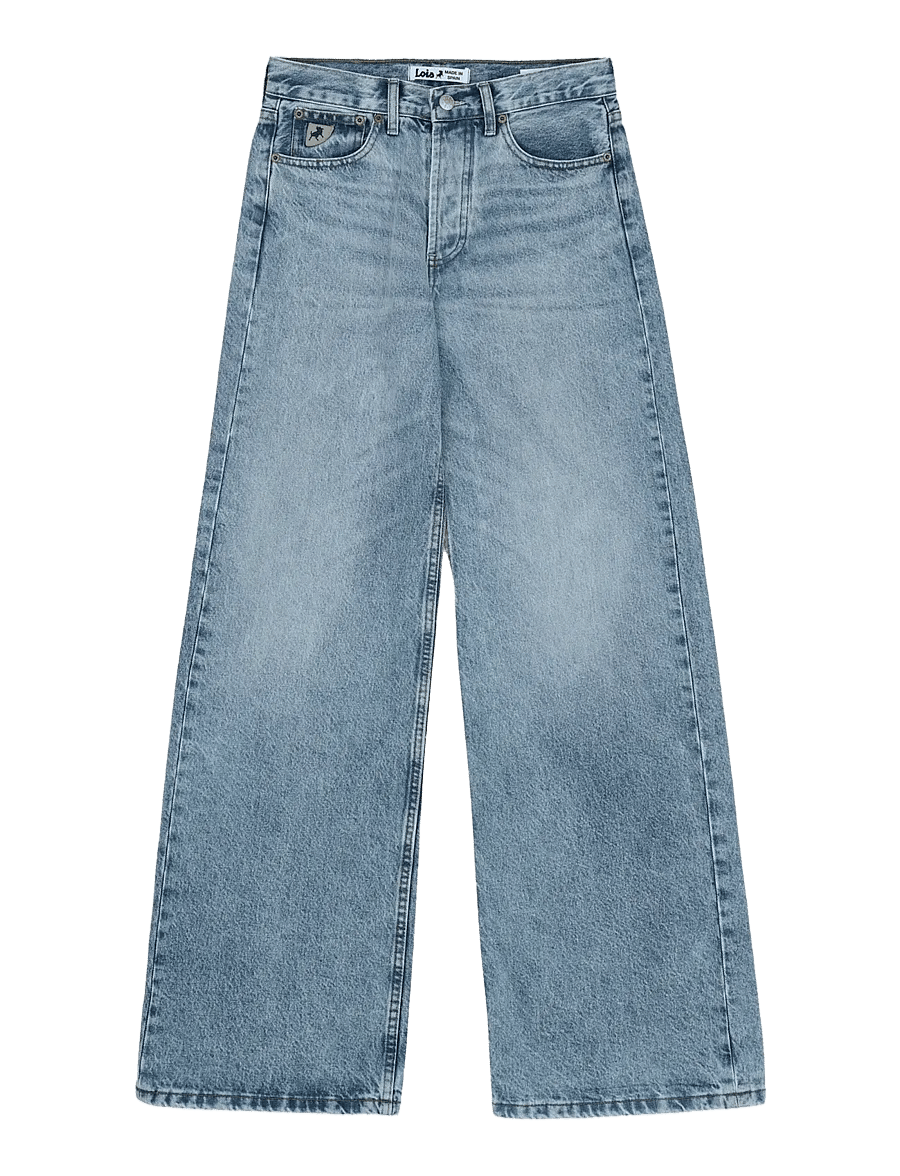 Lois Jeans - Lindsay Palazzo - hosen mit weitem bein - 7732 jackson wash out - 1