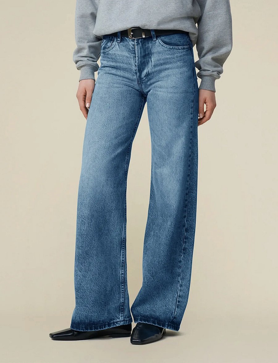 Lois Jeans - Lindsay Palazzo - hosen mit weitem bein - 7732 jackson wash out - 0