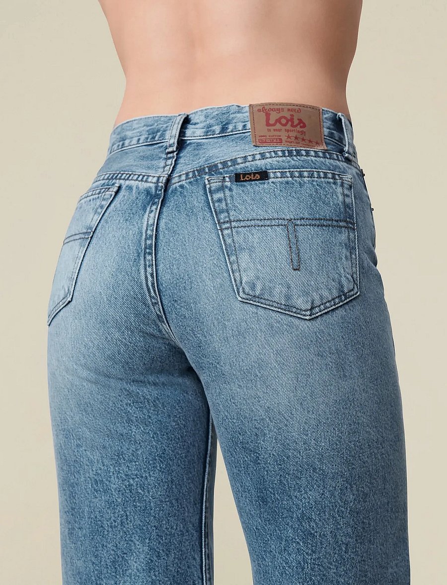 Lois Jeans - Lindsay Palazzo - hosen mit weitem bein - 7732 jackson wash out - 4