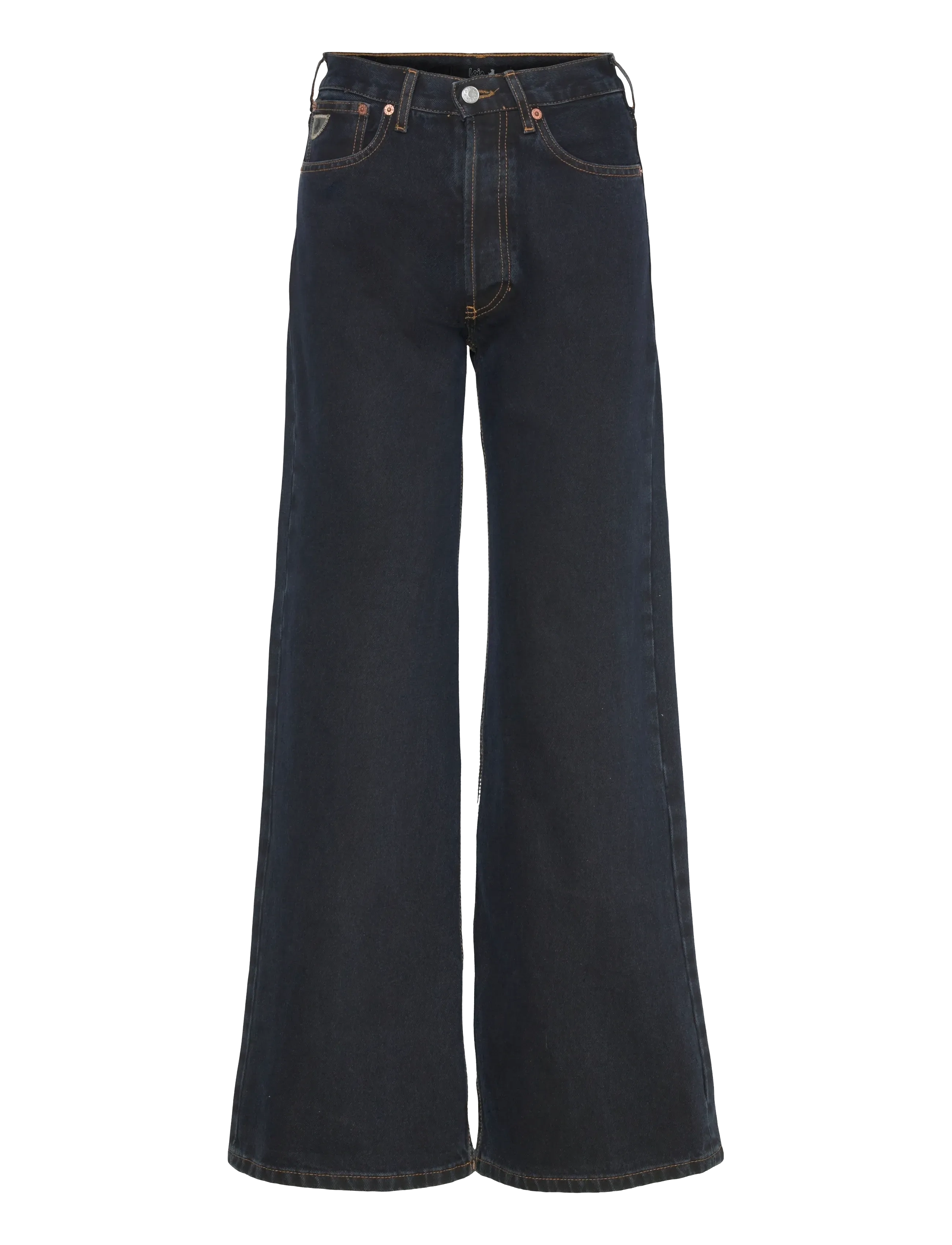 Lois Jeans Lindsay Palazzo - Teksad - ORIGINAL BLUE BLACK / navy