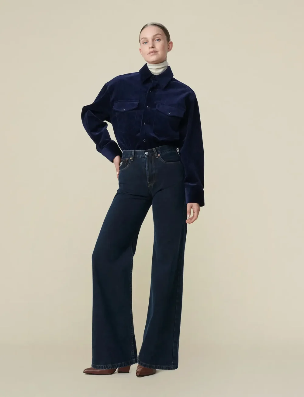 Lois Jeans - Lindsay Palazzo - vida jeans - original blue black - 3