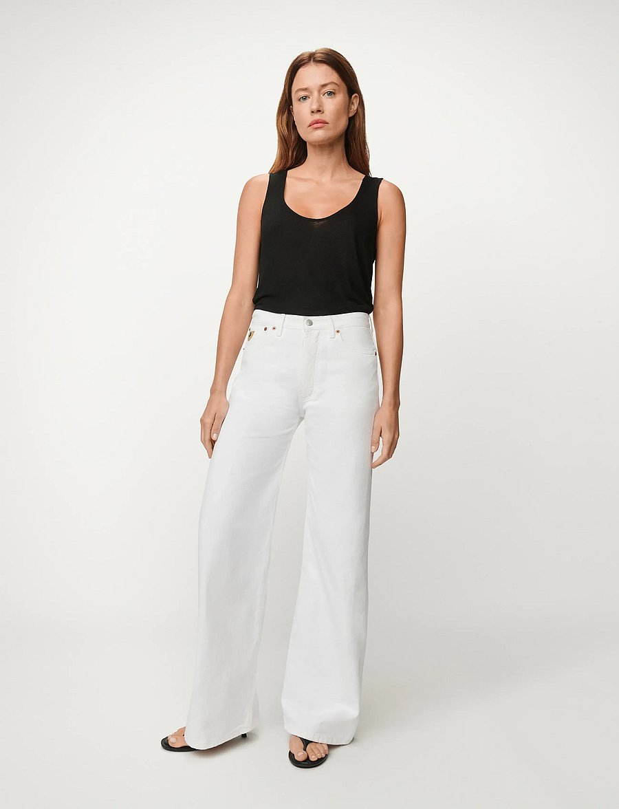 Lois Jeans - Lindsay Palazzo - gerade jeans - 7920 omaha light white - 0