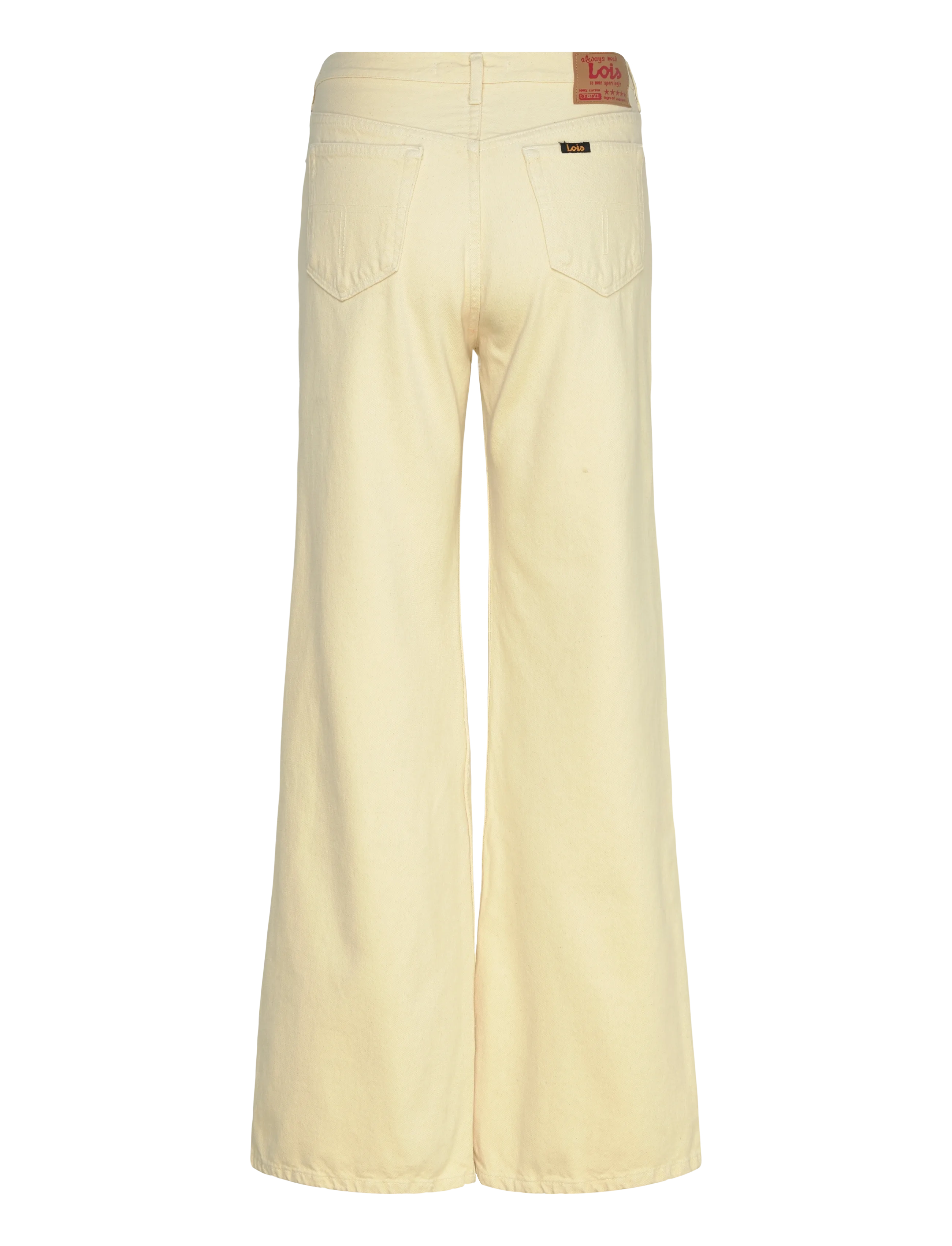 Lois Jeans - Lindsay Palazzo - Sponge Good Stuff - laia säärega teksad - 803 lemon icing - 2