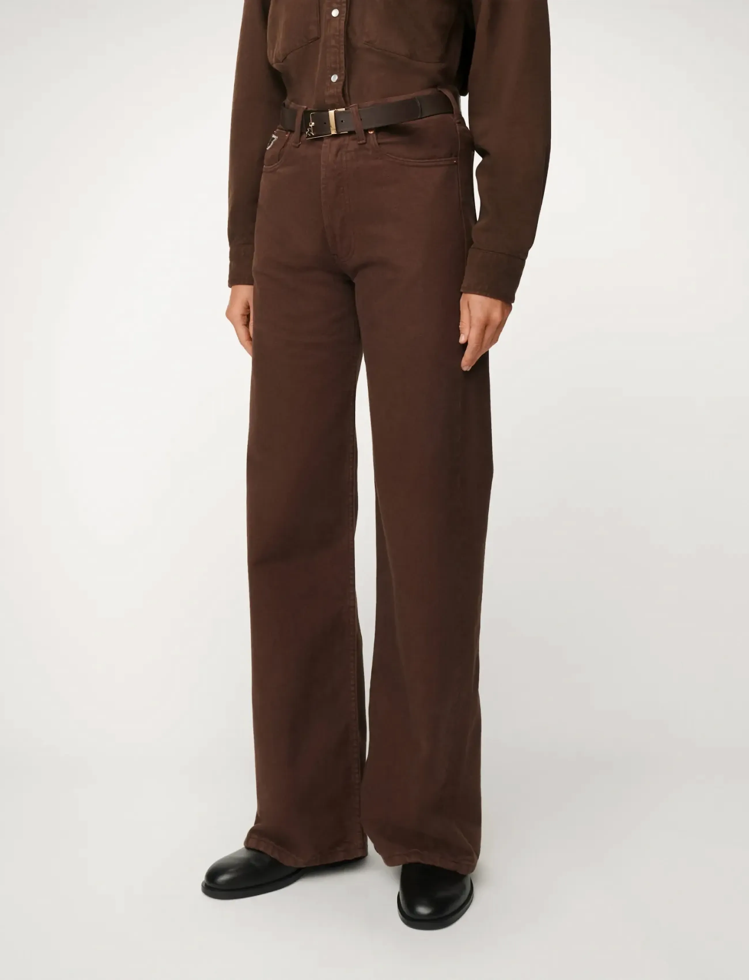 Lois Jeans - Lindsay Palazzo - Sponge Good Stuff - wide leg jeans - 804 chesnut - 3