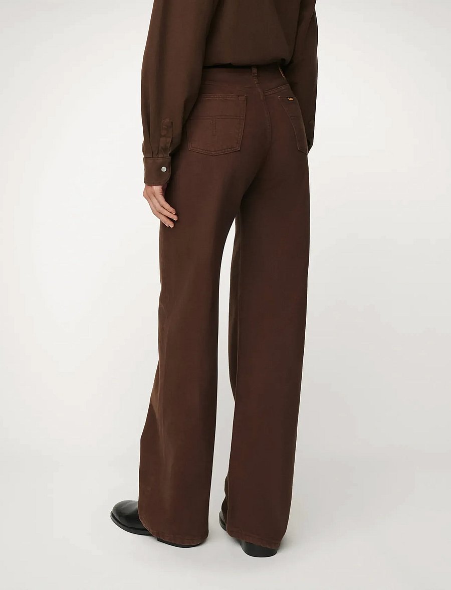 Lois Jeans - Lindsay Palazzo - Sponge Good Stuff - wide leg jeans - 804 chesnut - 4