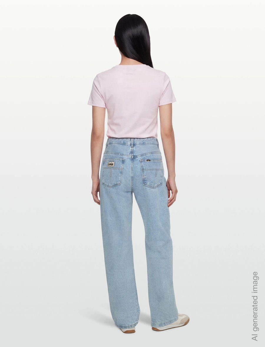Lois Jeans - Dali - barrel-teksad - 7895 diplomatico bleach - 4