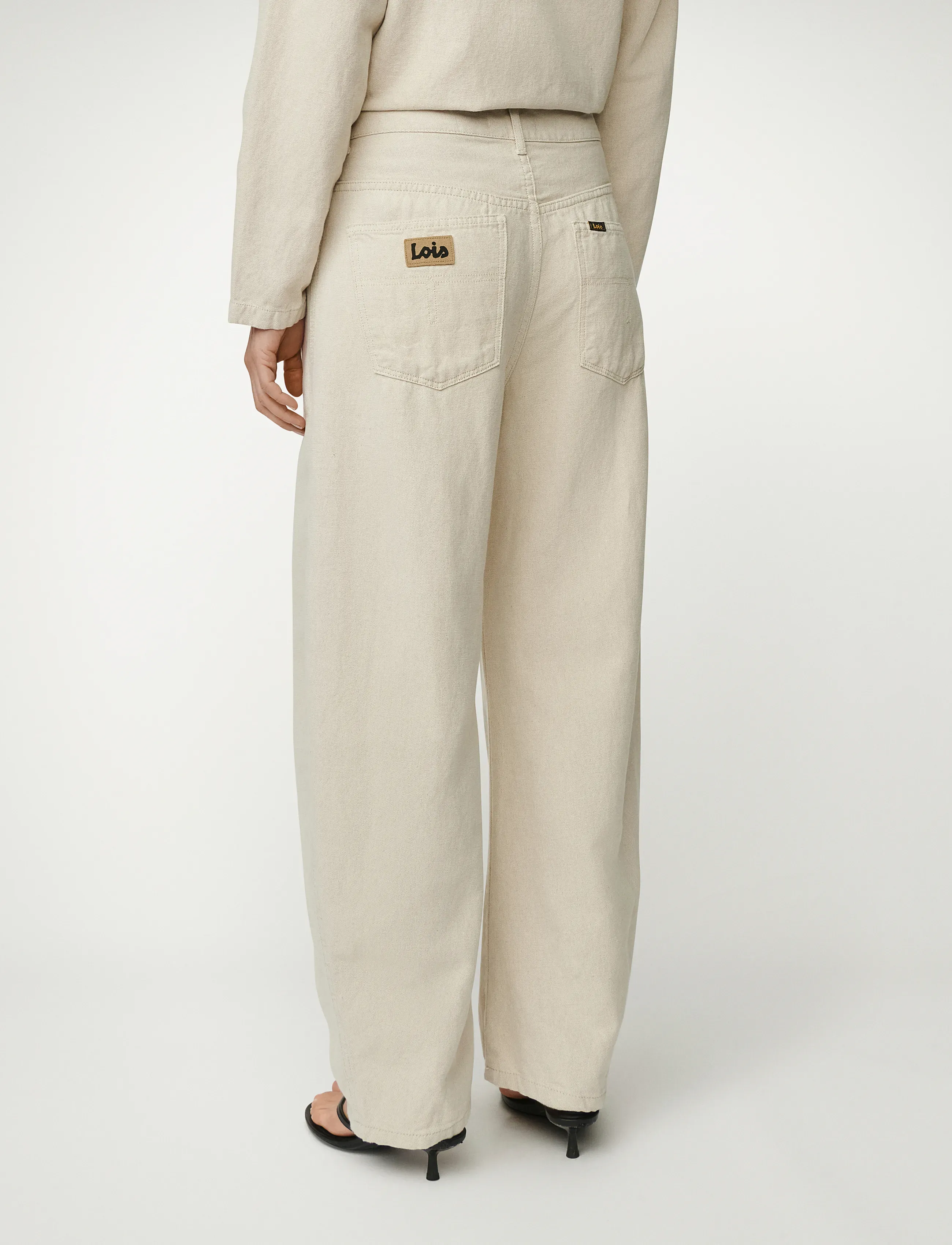 Lois Jeans - Dali - barrel jeans - 7906 natural linen - 2