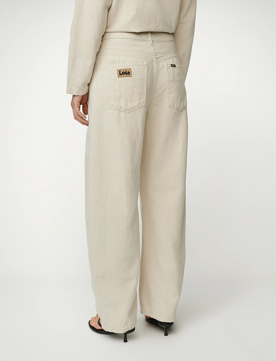 Lois Jeans - Dali - barrel jeans - 7906 natural linen - 2