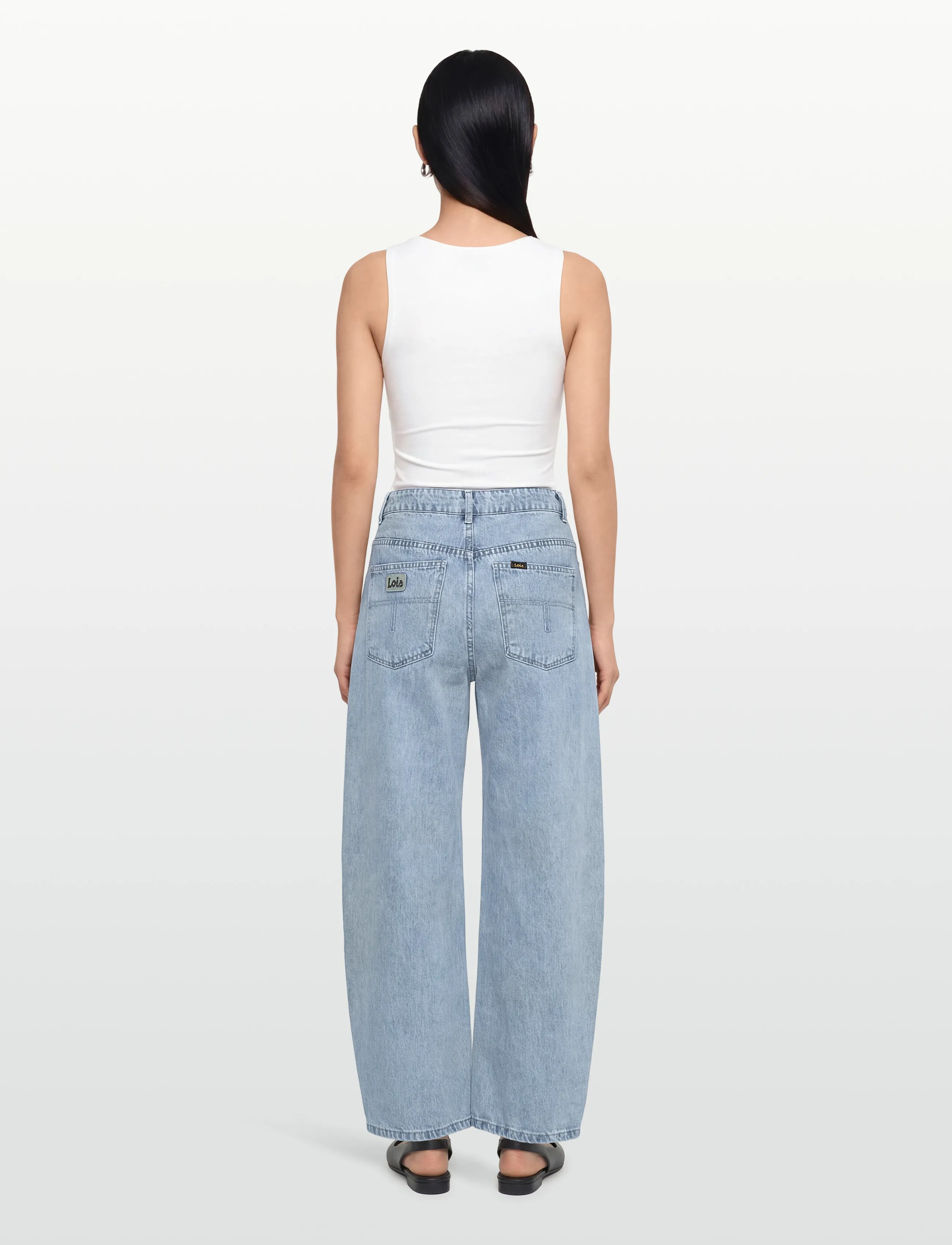 Lois Jeans - Dali - hosen mit weitem bein - 7959 wilson summer - 4