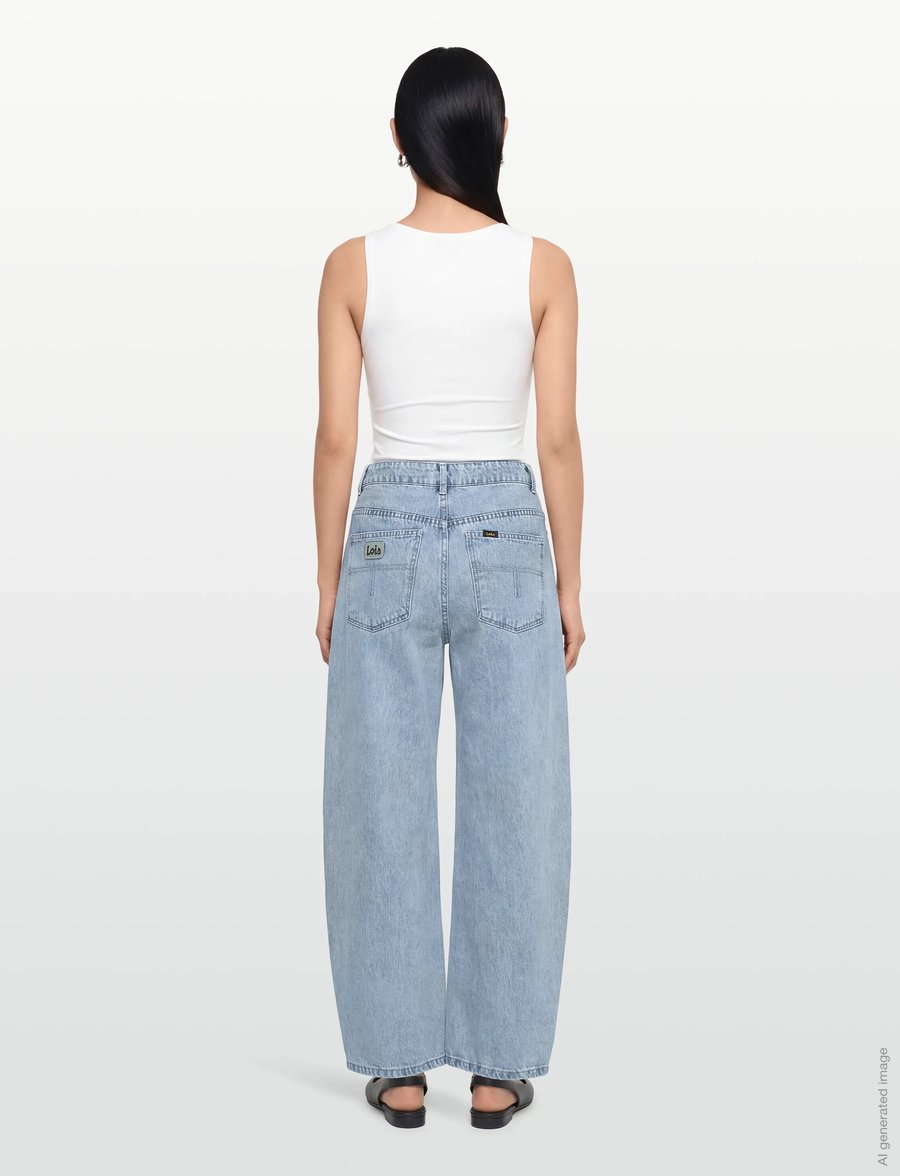 Lois Jeans - Dali - hosen mit weitem bein - 7959 wilson summer - 4
