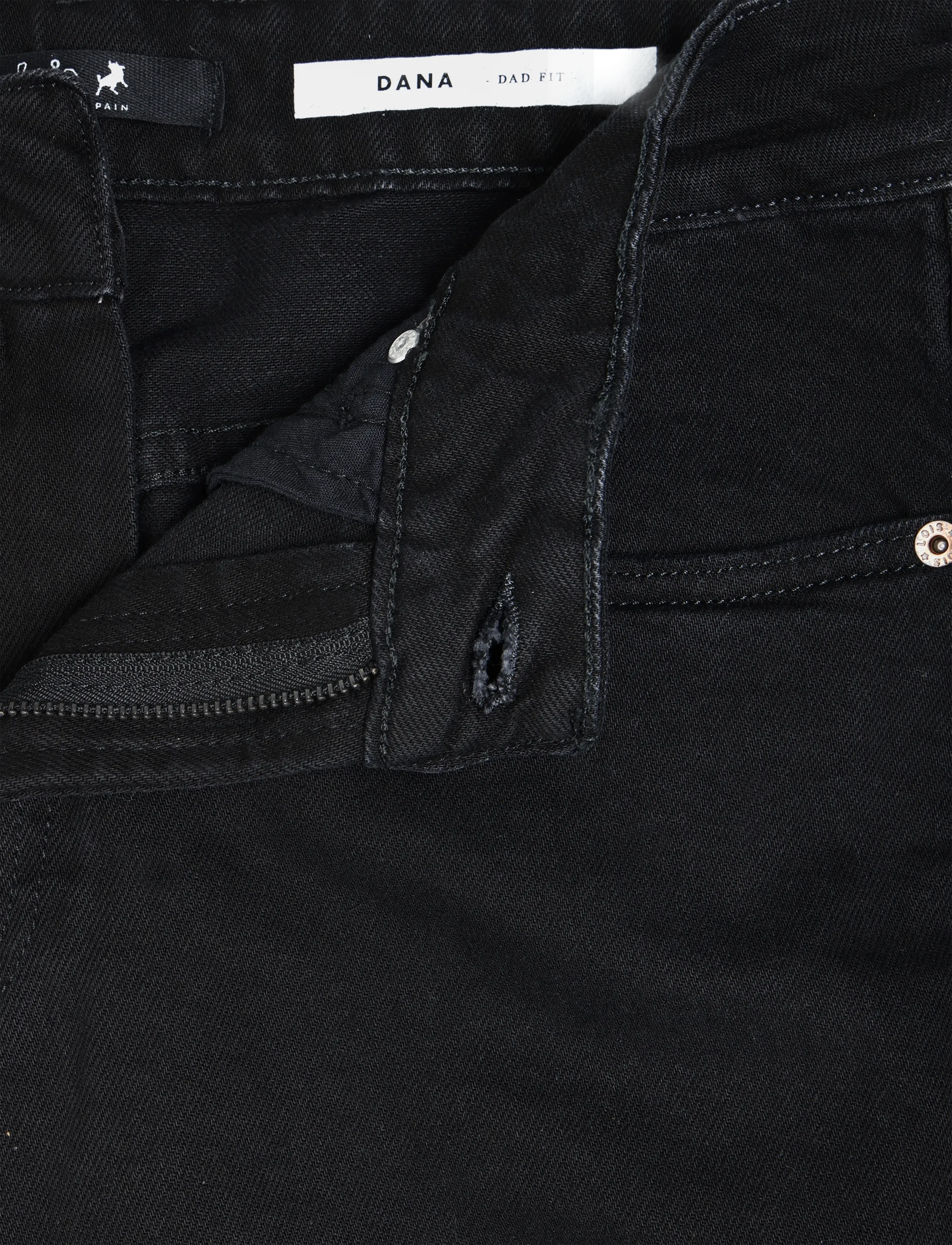 Lois Jeans - New Dana - straight jeans - 8127 mercure black two - 3