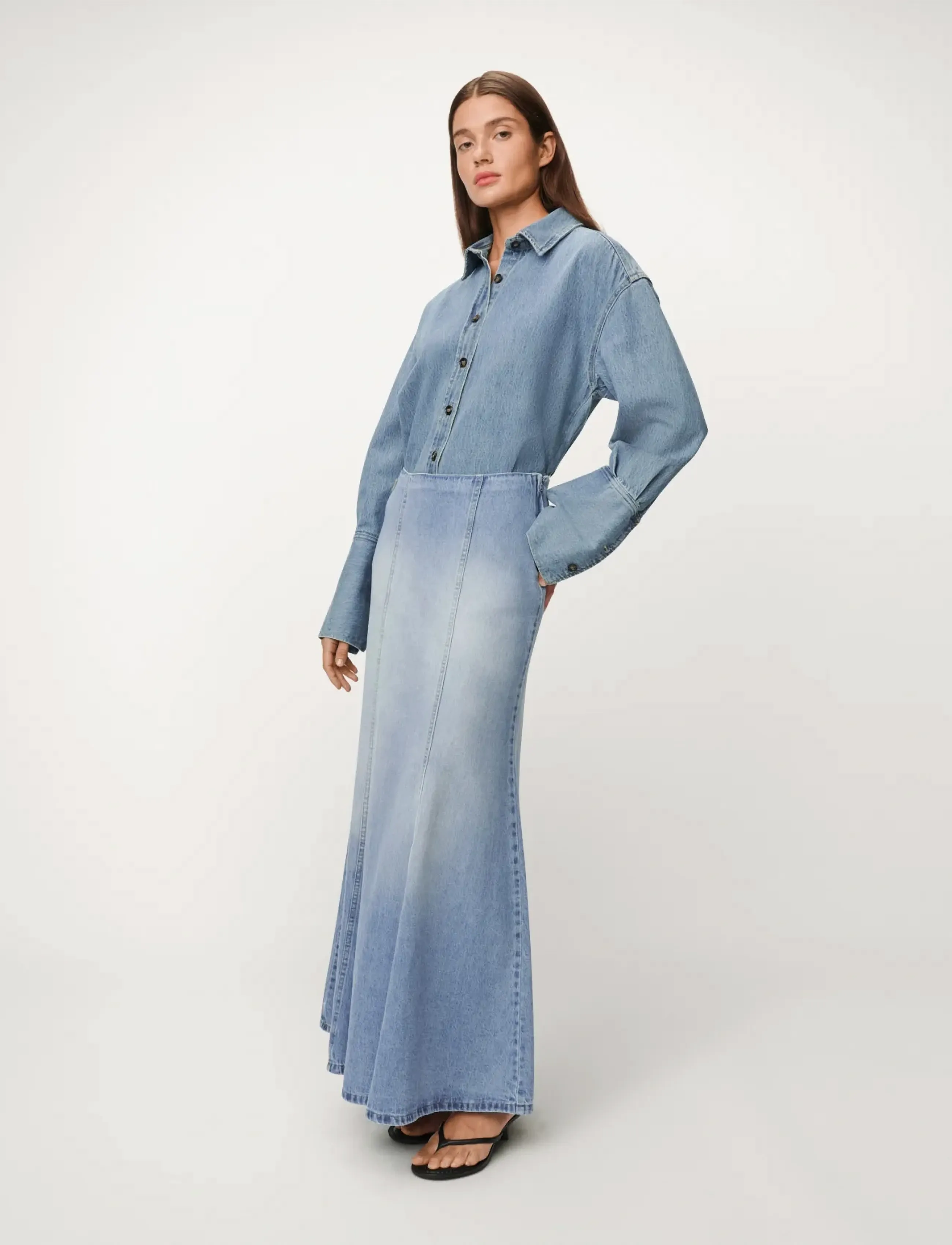 Lois Jeans Rohan Maxi, S, Blue, Nederdele > Maxi Nederdele, Dame