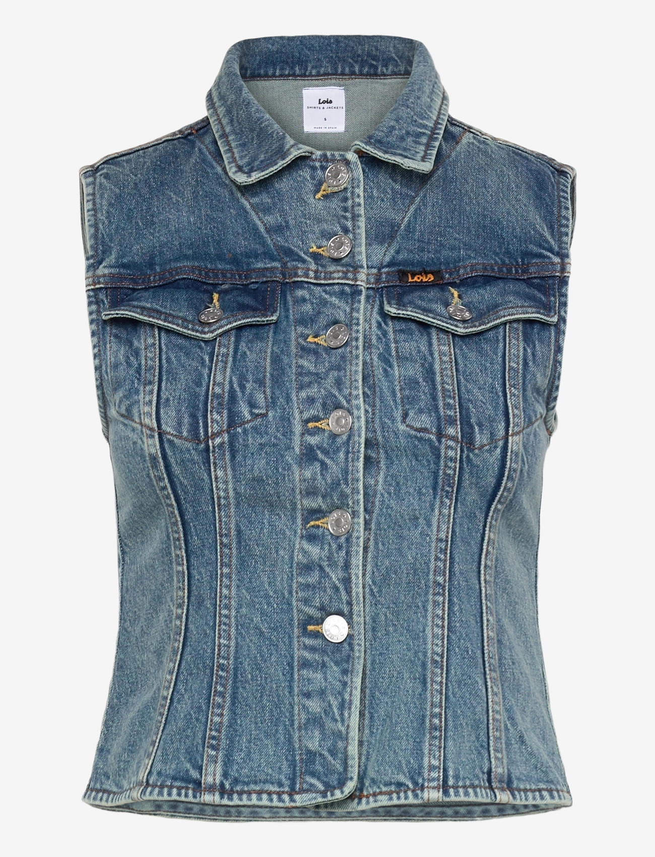 Lois Jeans - Celine Vest - denimveste - 7926 barril vintage - 1