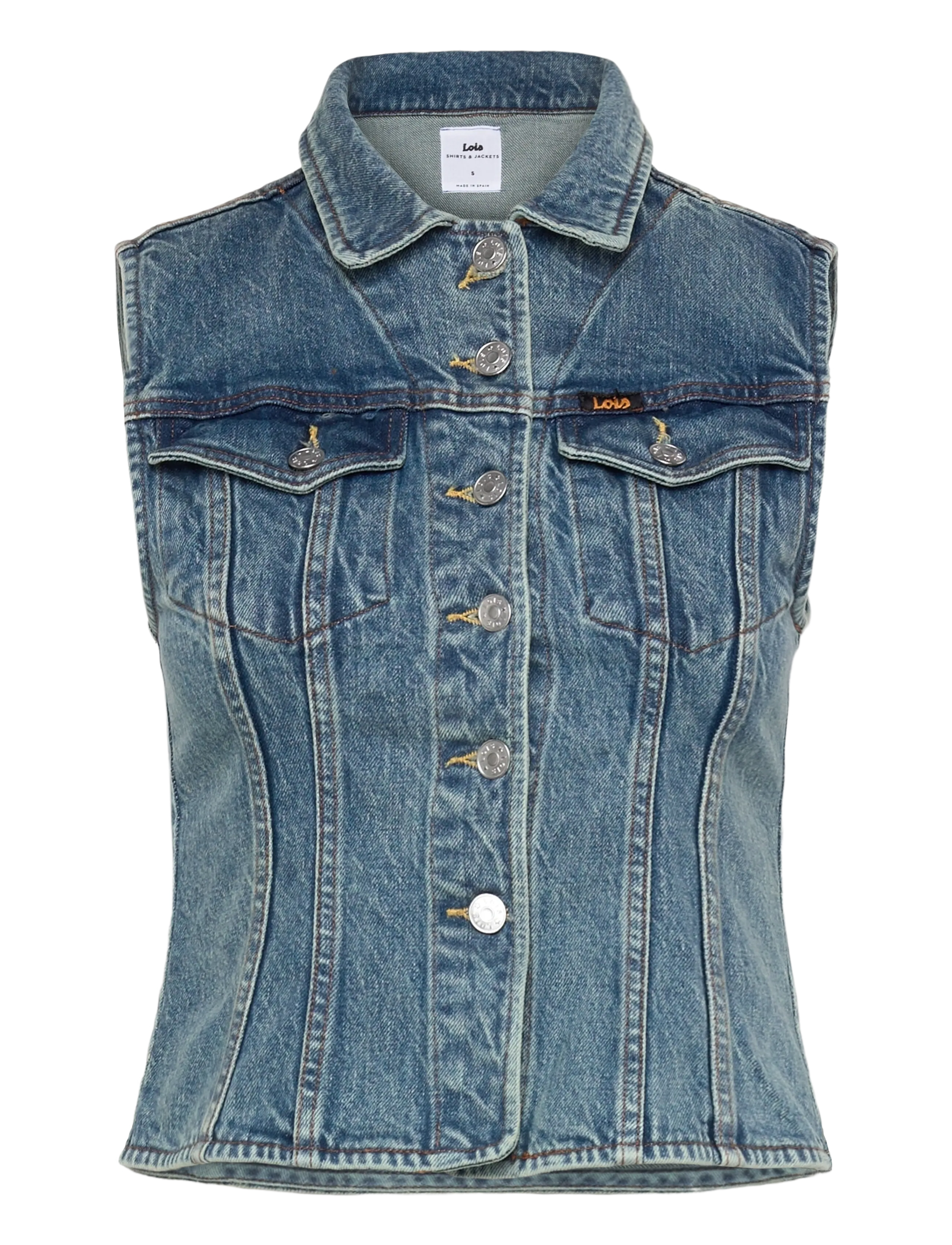 Lois Jeans Celine Vest - Westen - 7926 BARRIL VINTAGE / blue