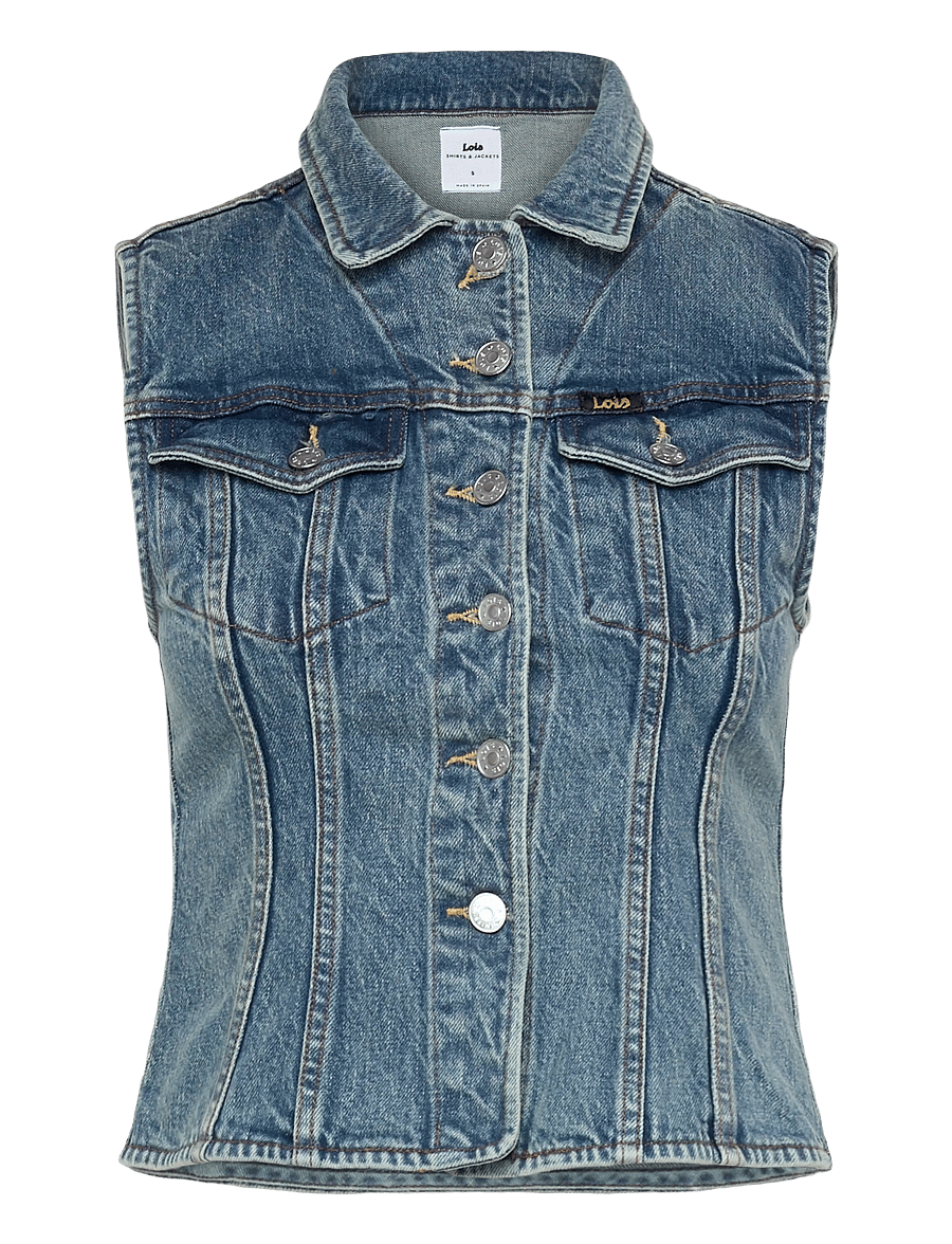 Lois Jeans - Celine Vest - džinsa veste - 7926 barril vintage - 1