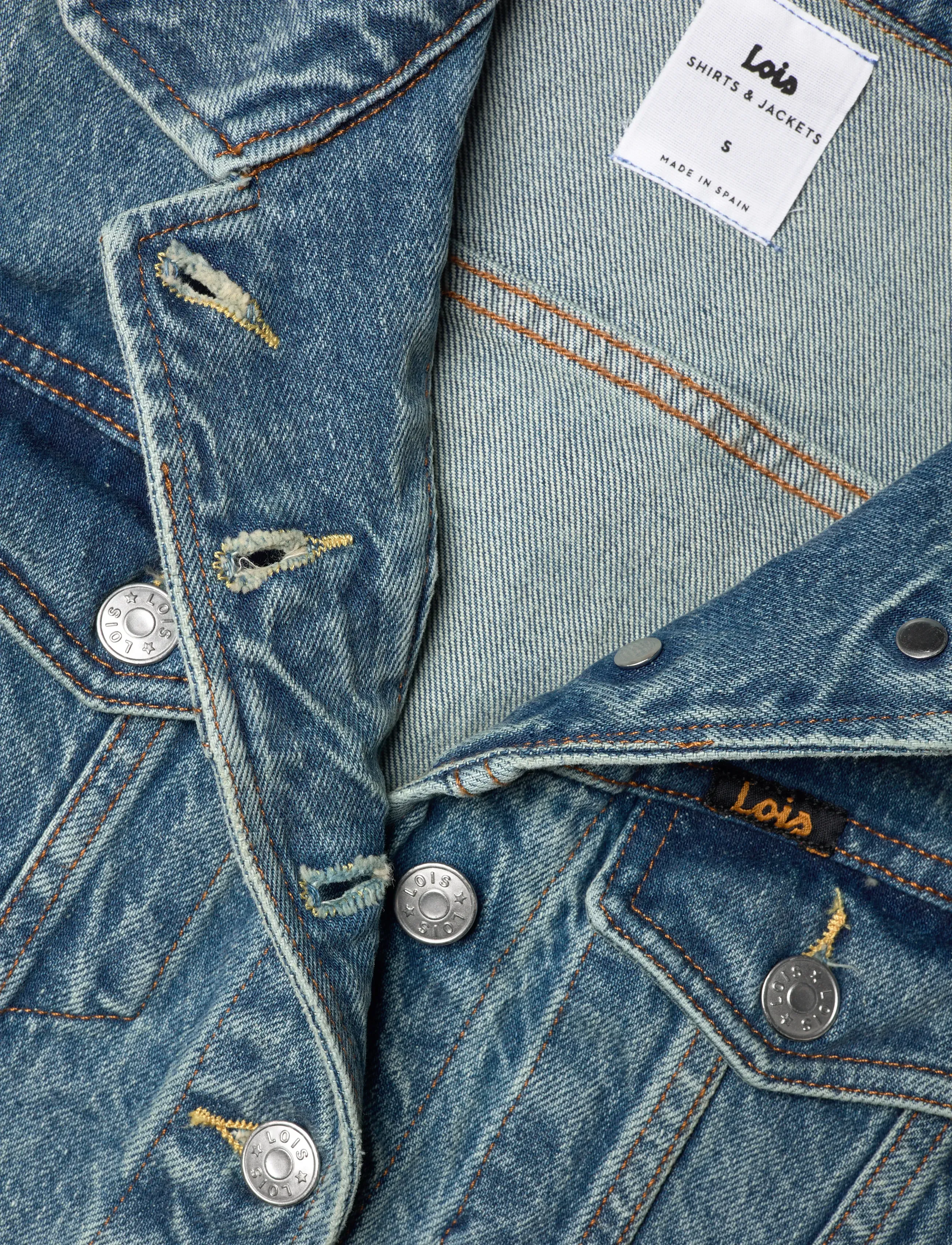 Lois Jeans - Celine Vest - denim-westen - 7926 barril vintage - 4