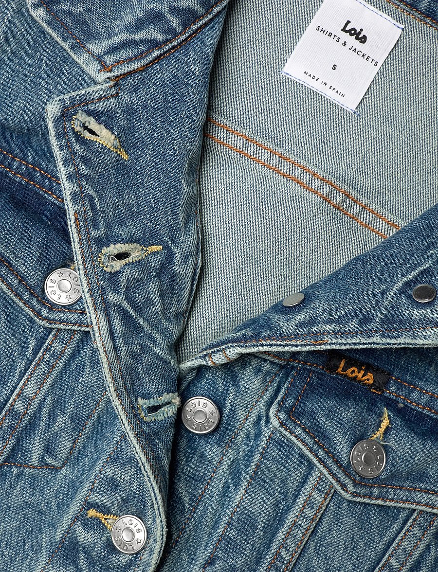 Lois Jeans - Celine Vest - džinsa veste - 7926 barril vintage - 4