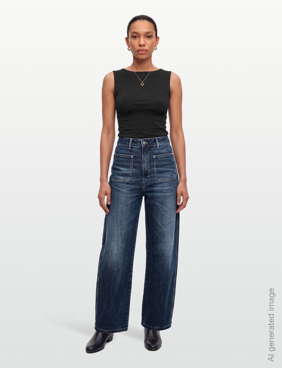 Lois Jeans - Dali-G - brede jeans - 8129 jackson night - 0