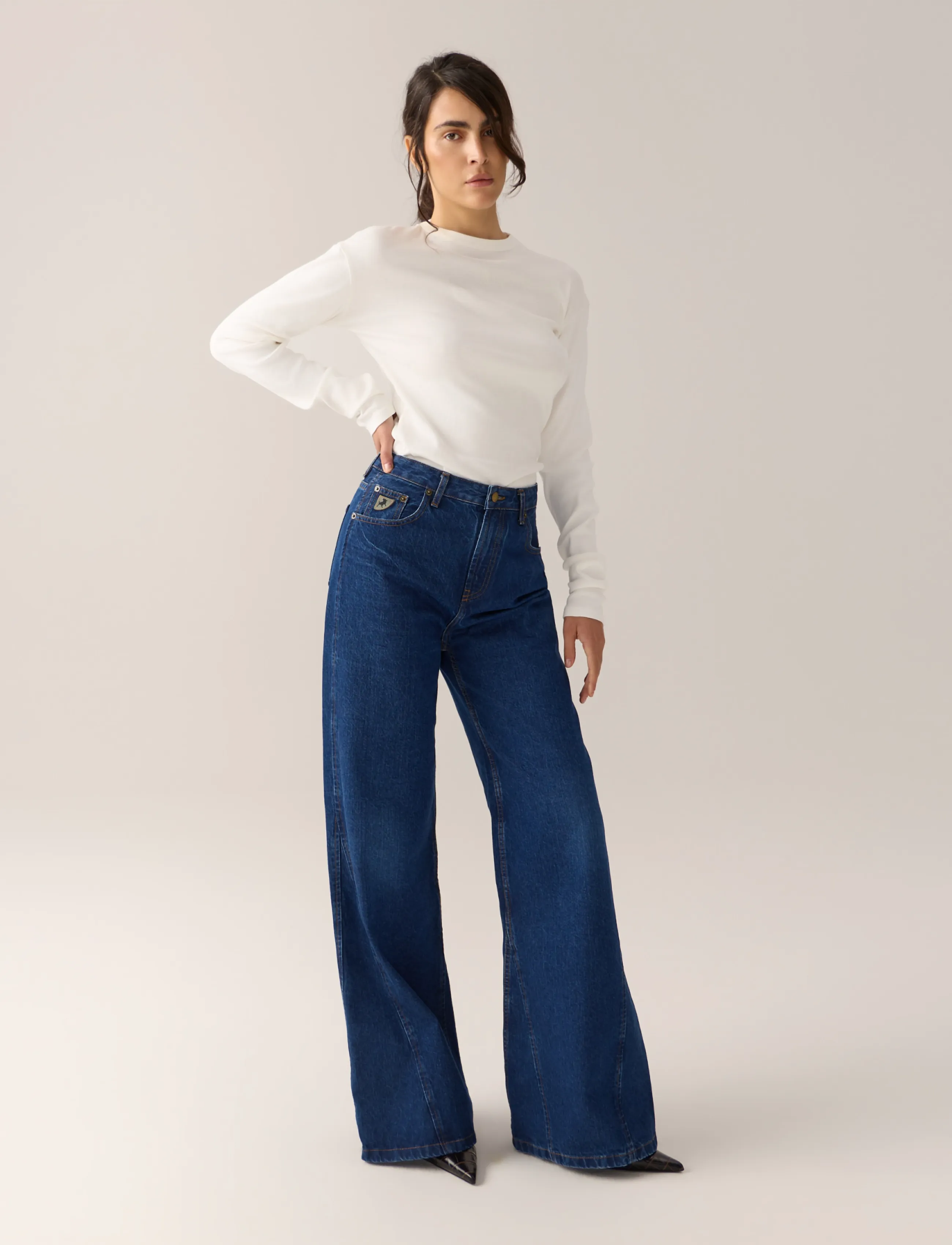 Lois Jeans - Skater Flare - flared jeans - 8119 marte blues - 5