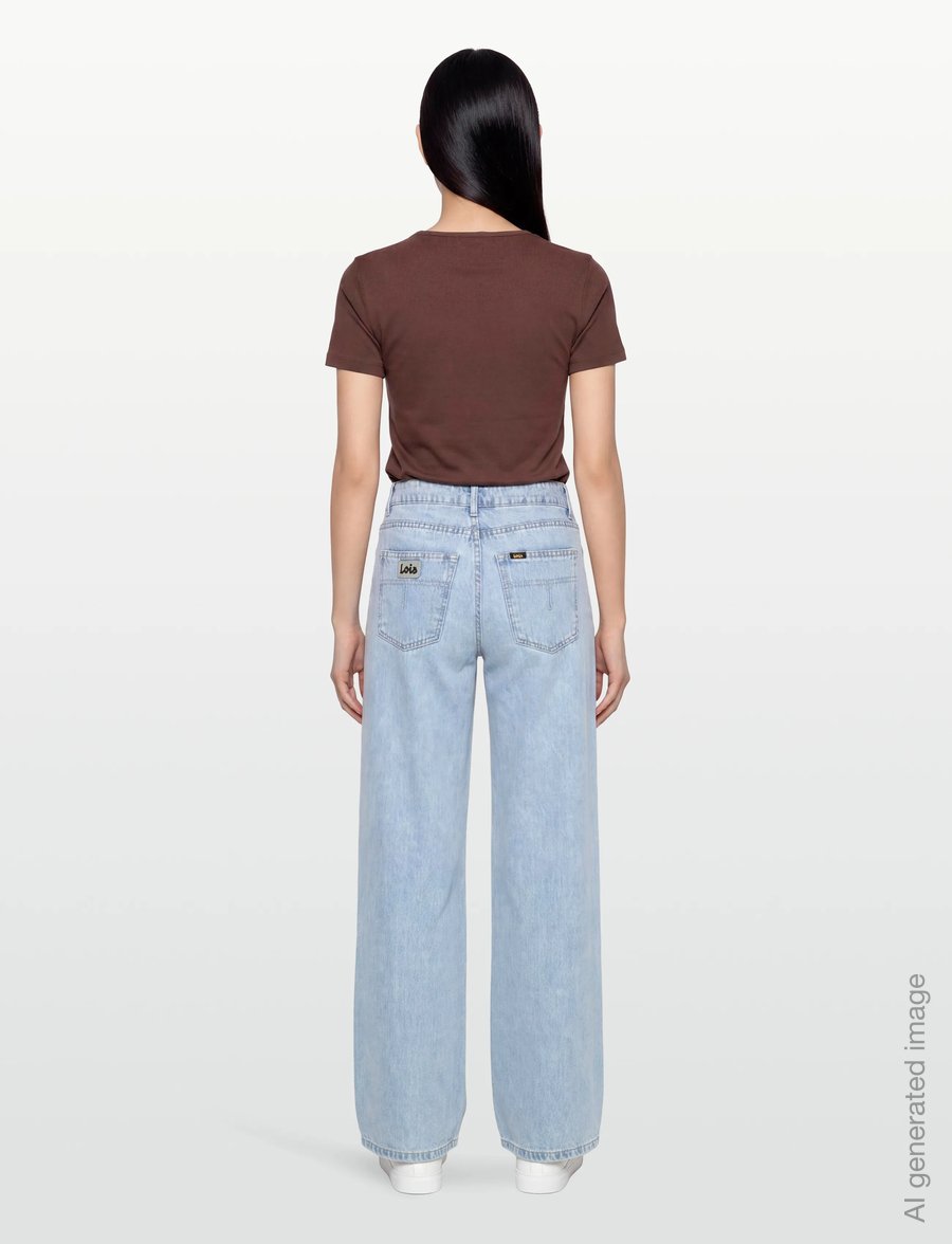 Lois Jeans - Skale mid - wide leg jeans - 7959 wilson summer - 4