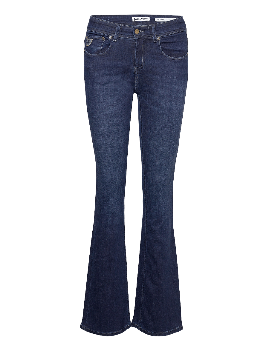 Lois Jeans - Melrose 5707 Marconi Mist - utsvängda jeans - dark blue - 1