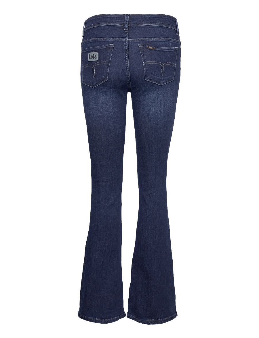Lois Jeans - Melrose 5707 Marconi Mist - utsvängda jeans - dark blue - 2