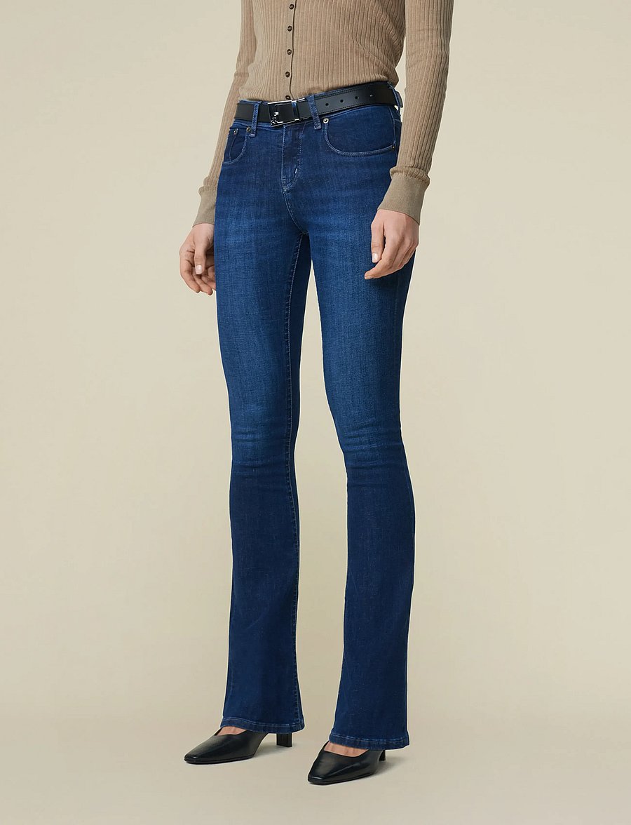Lois Jeans - Melrose 5707 Marconi Mist - utsvängda jeans - dark blue - 3