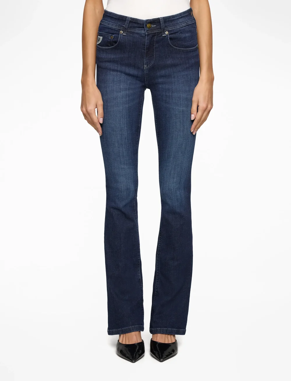 Lois Jeans - Melrose 5707 Marconi Mist - flared jeans - dark blue - 0