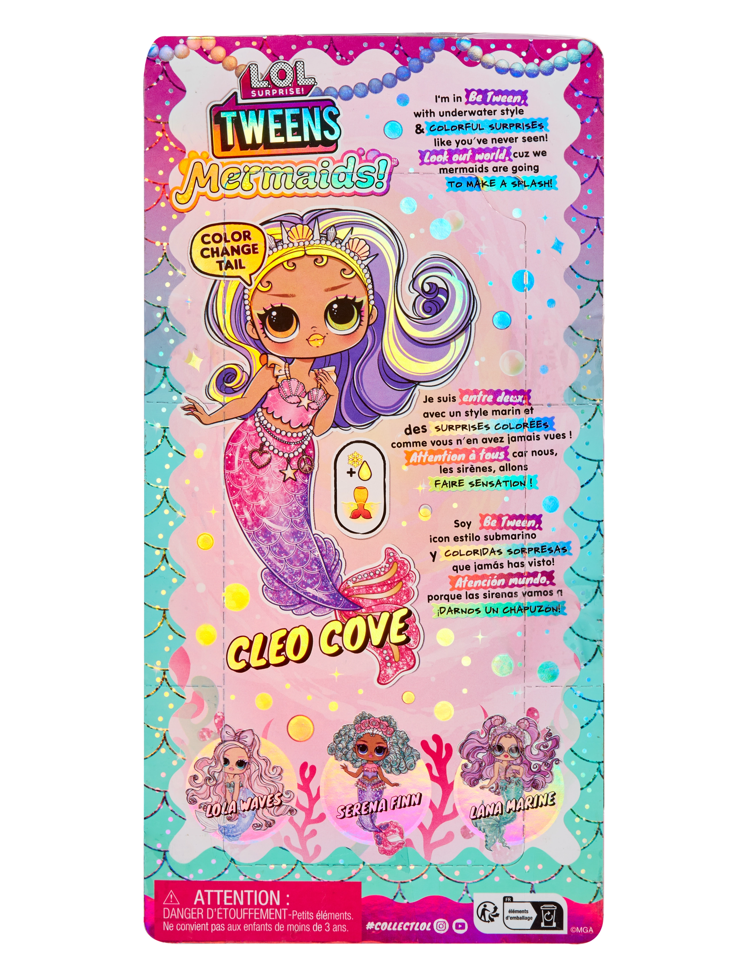 L.O.L - L.O.L. Tweens MERMAID Doll- Cleo Cove - dukker - multicolor - 1
