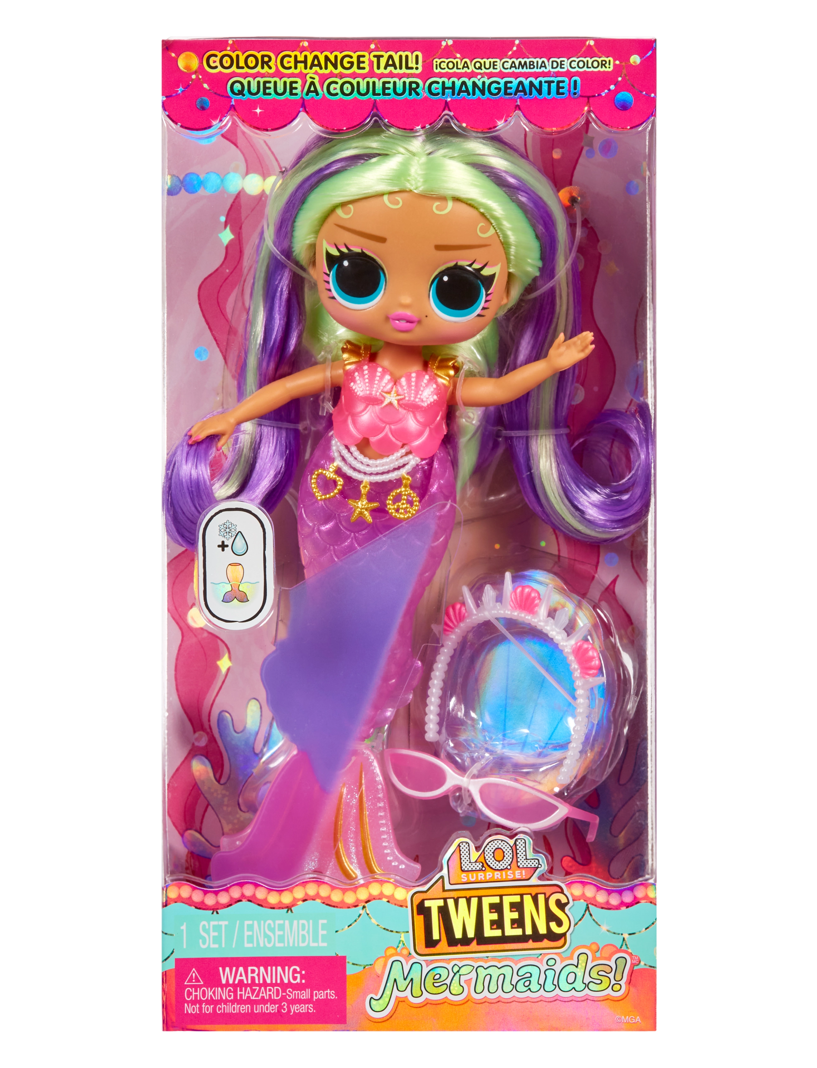 L.O.L - L.O.L. Tweens MERMAID Doll- Cleo Cove - dukker - multicolor - 3