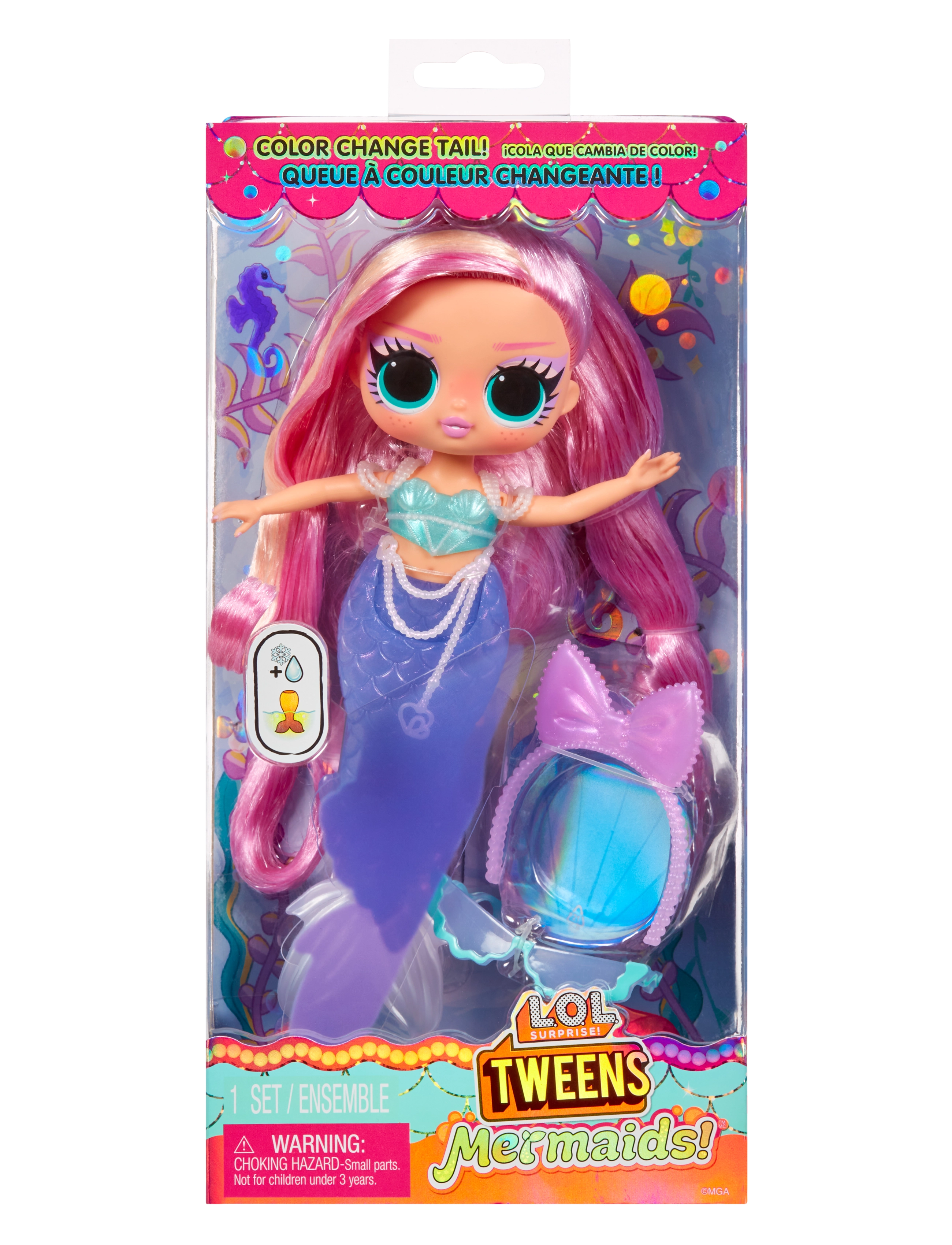 L.O.L - L.O.L. Tweens MERMAID Doll- Lola Waves - dukker - multicolor - 3