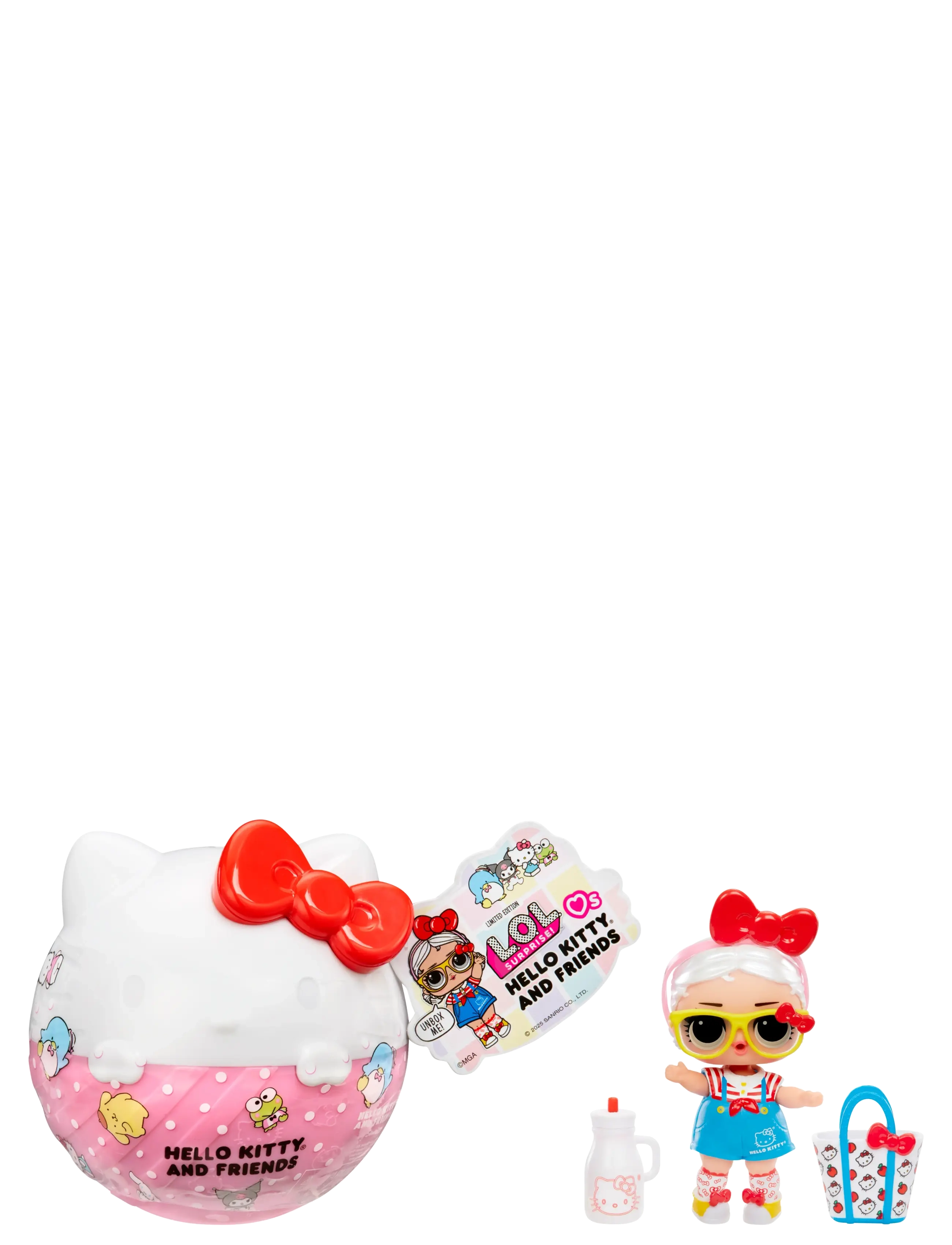 L.O.L L.o.l. Loves Hello Kitty & Friends Tots Pdq, One Size, White, Legesæt Og Actionfigurer > Actionfigurer, Børn