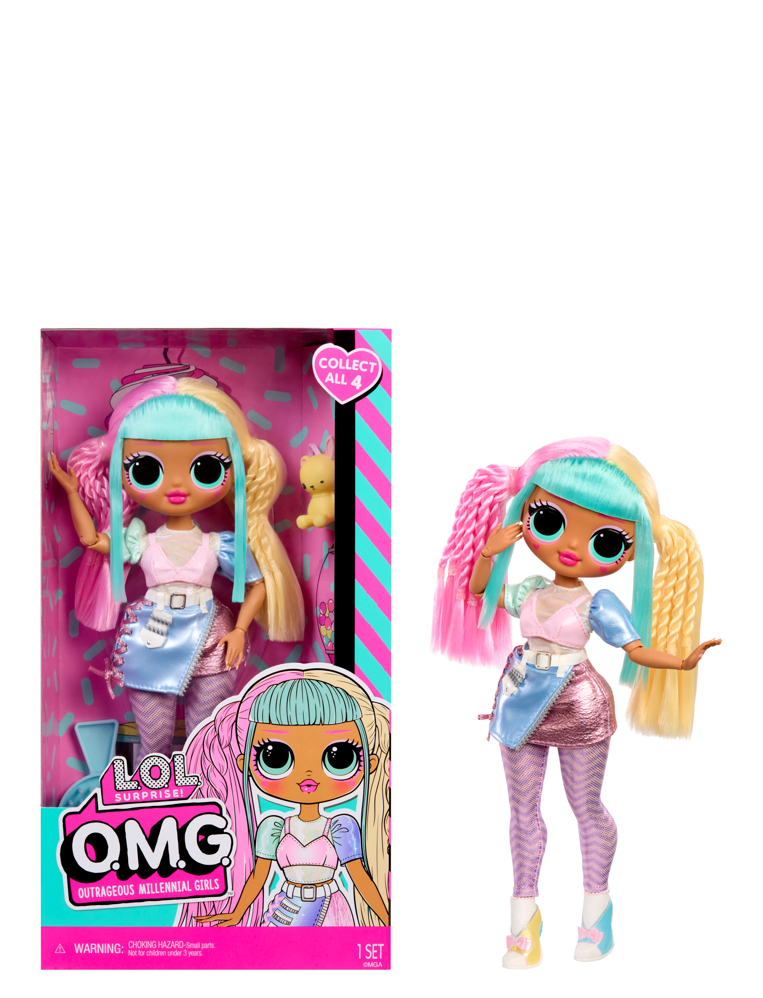 L.O.L - L.O.L. OMG Entry Doll - Candylicious - dockor - multicolor - 2