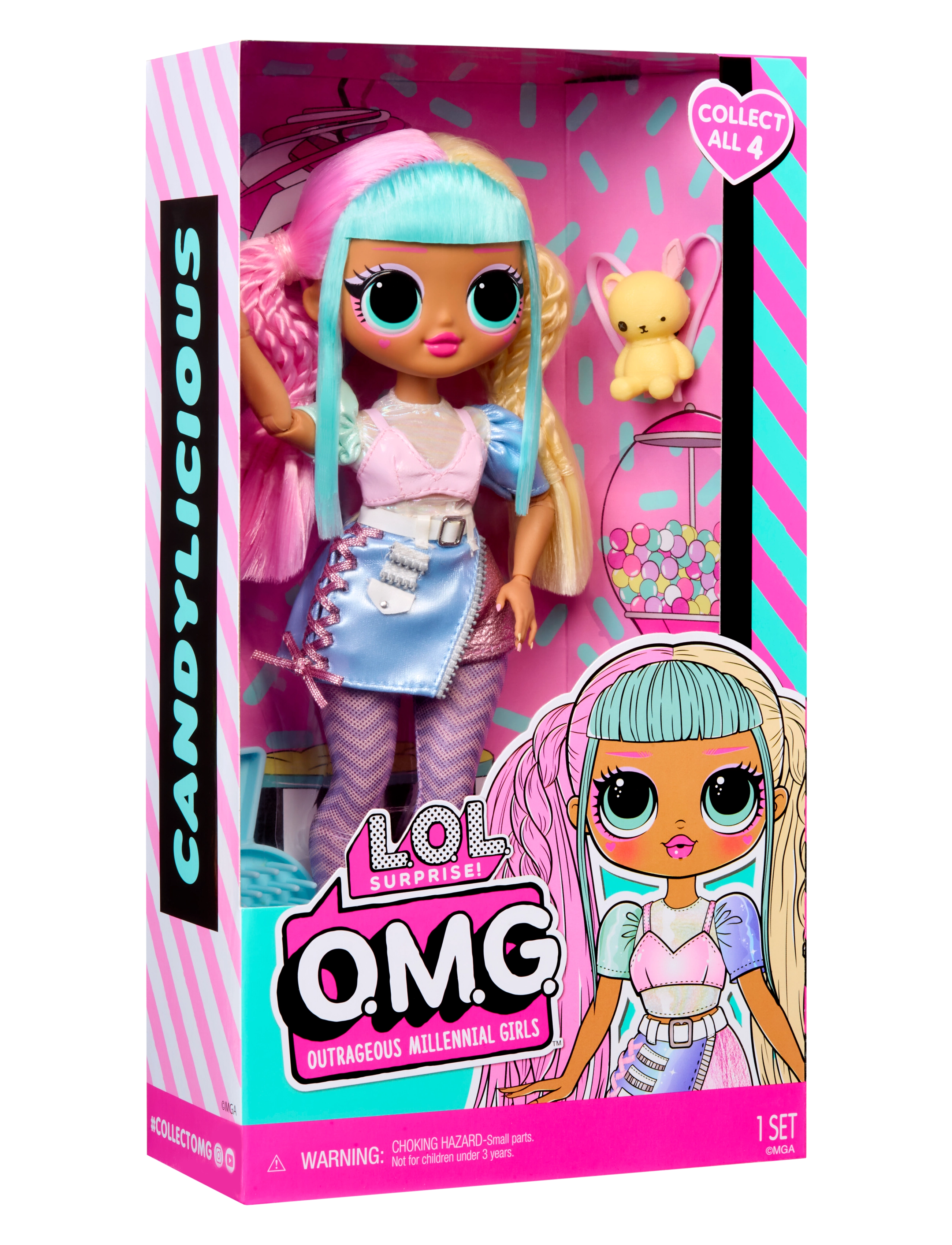 L.O.L - L.O.L. OMG Entry Doll - Candylicious - dockor - multicolor - 3