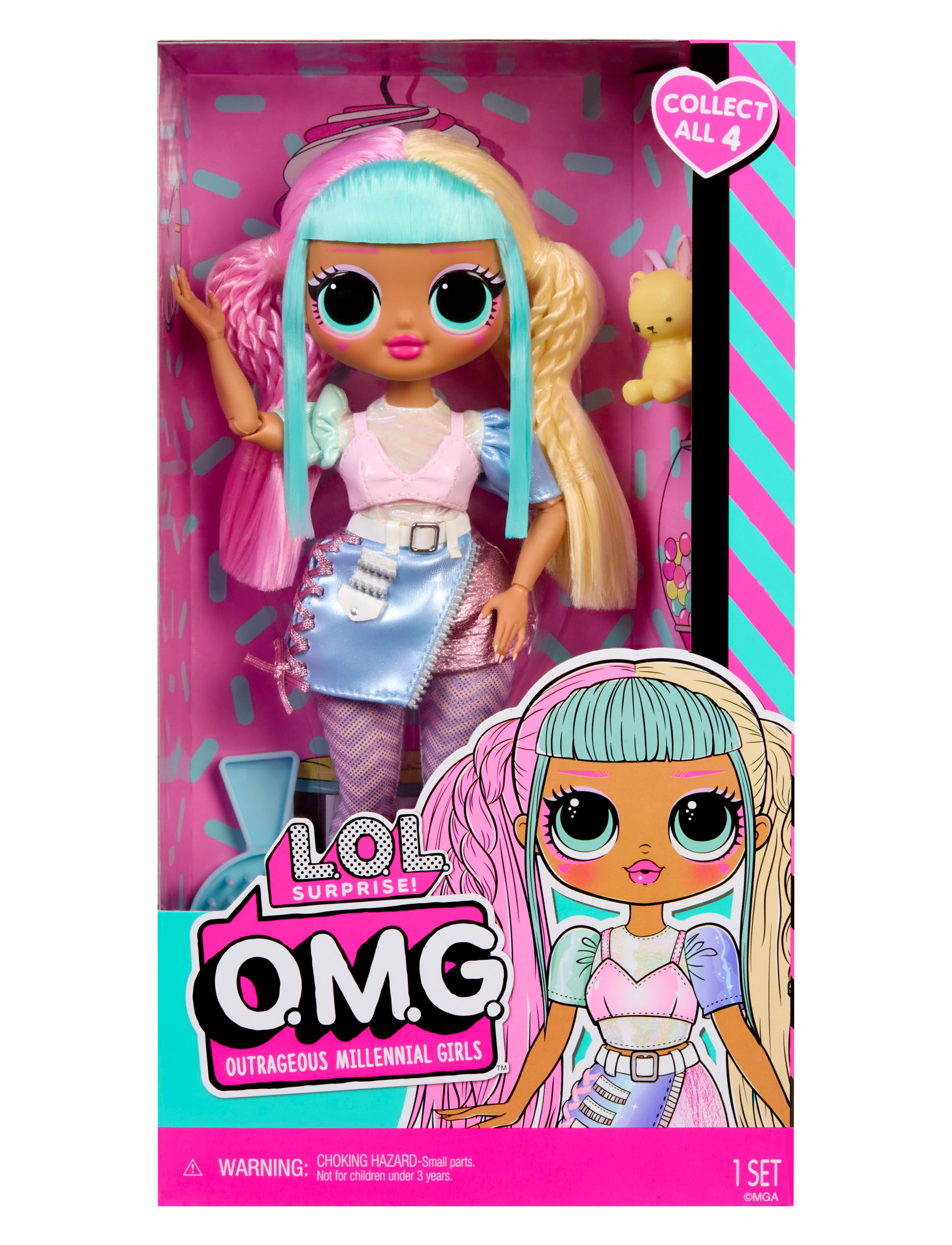 L.O.L - L.O.L. OMG Entry Doll - Candylicious - dockor - multicolor - 5
