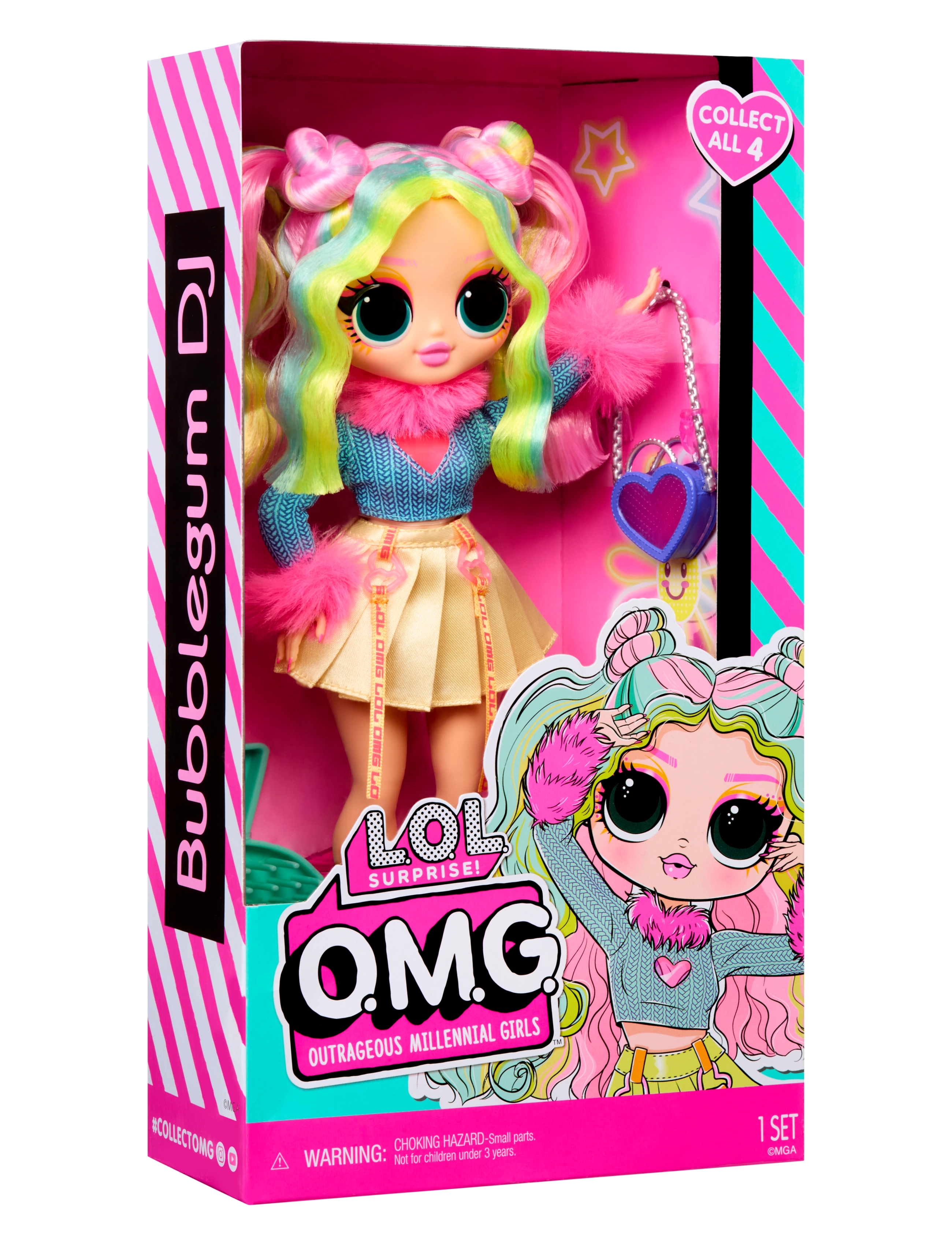 L.O.L - L.O.L. OMG Entry Doll - Bubblegum D.J. - dukker - multicolor - 3