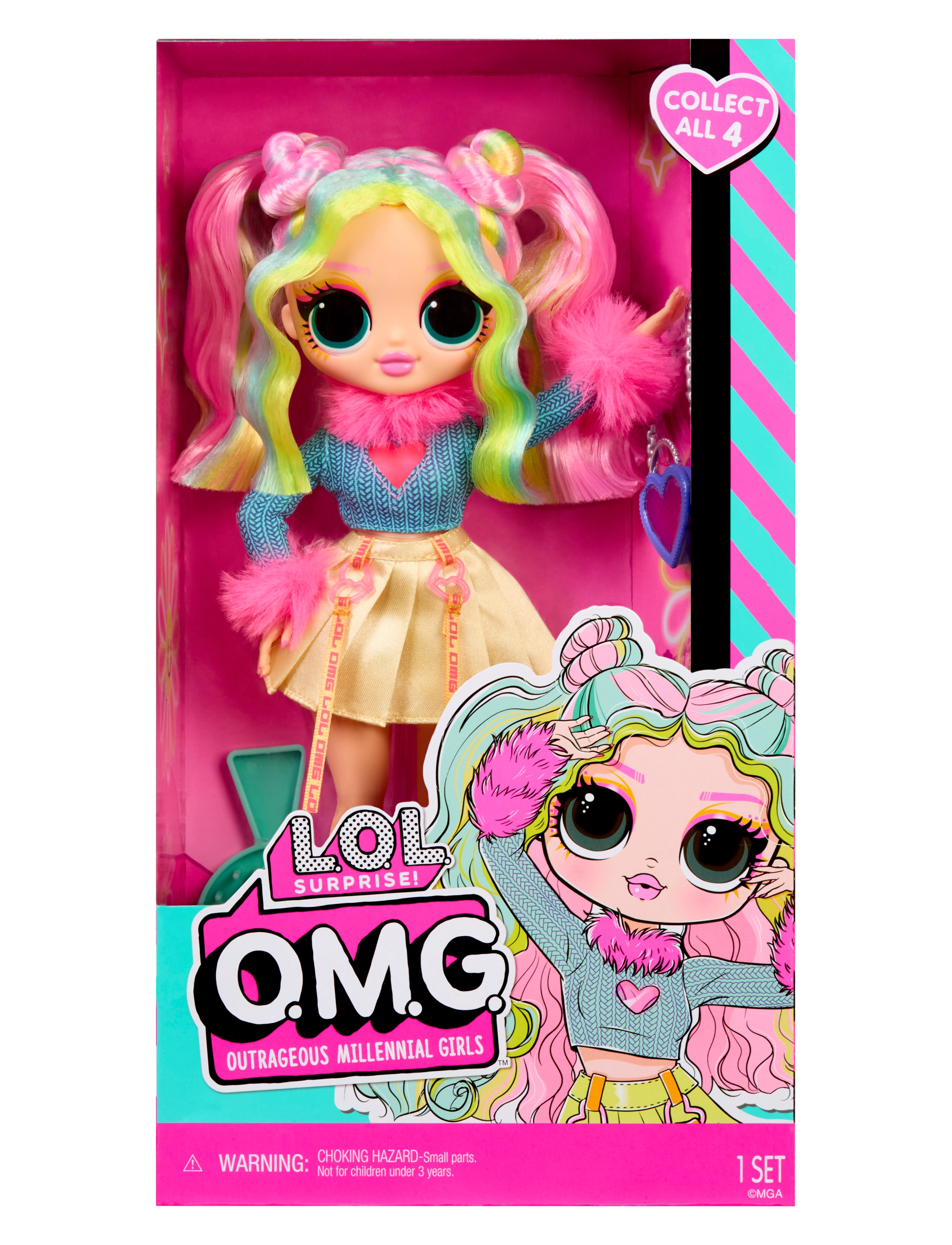 L.O.L - L.O.L. OMG Entry Doll - Bubblegum D.J. - dukker - multicolor - 5