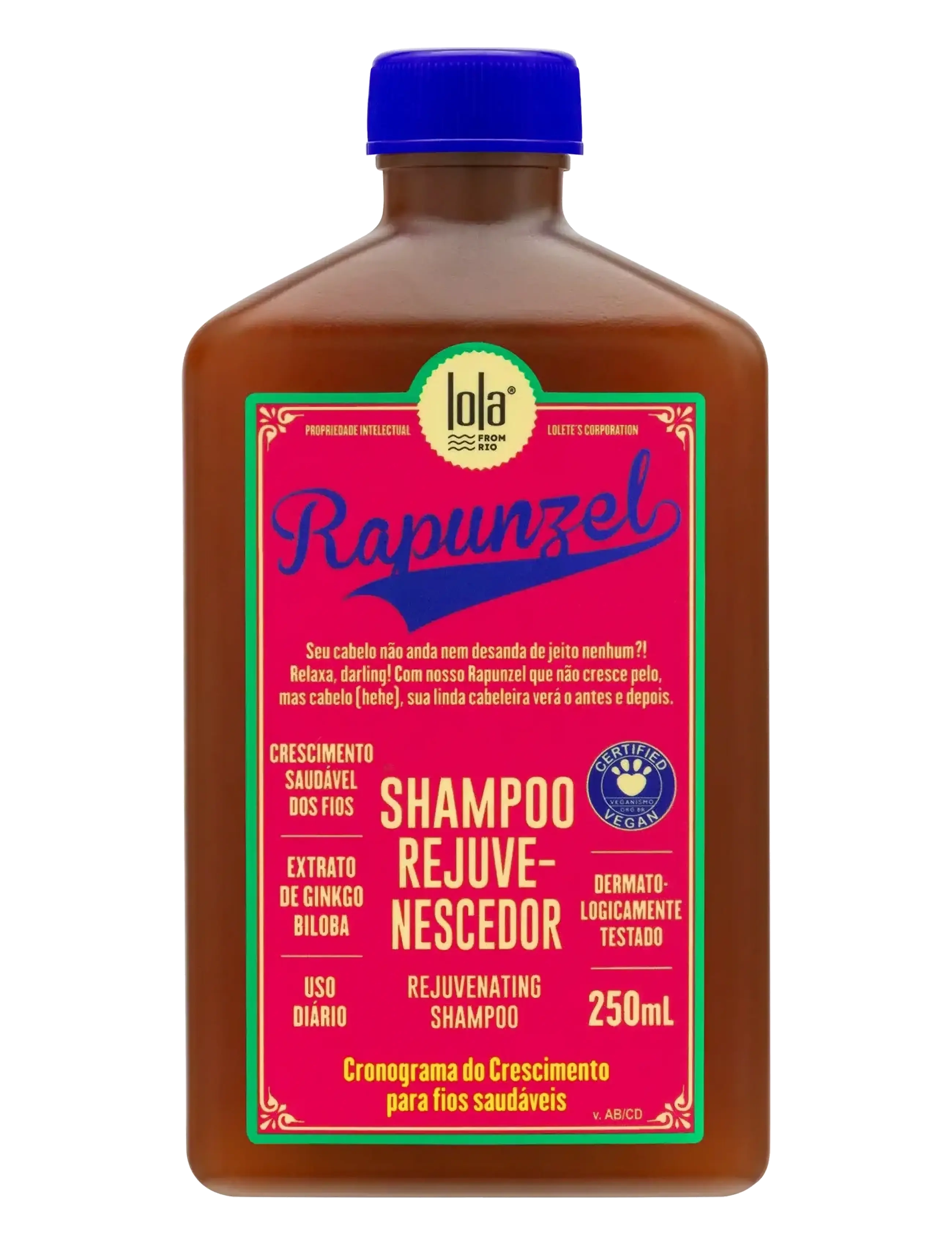 LOLA from RIO Lola Rapunzel Rejuvenating Schampo, Shampoo, Nude, Str: 250 ML