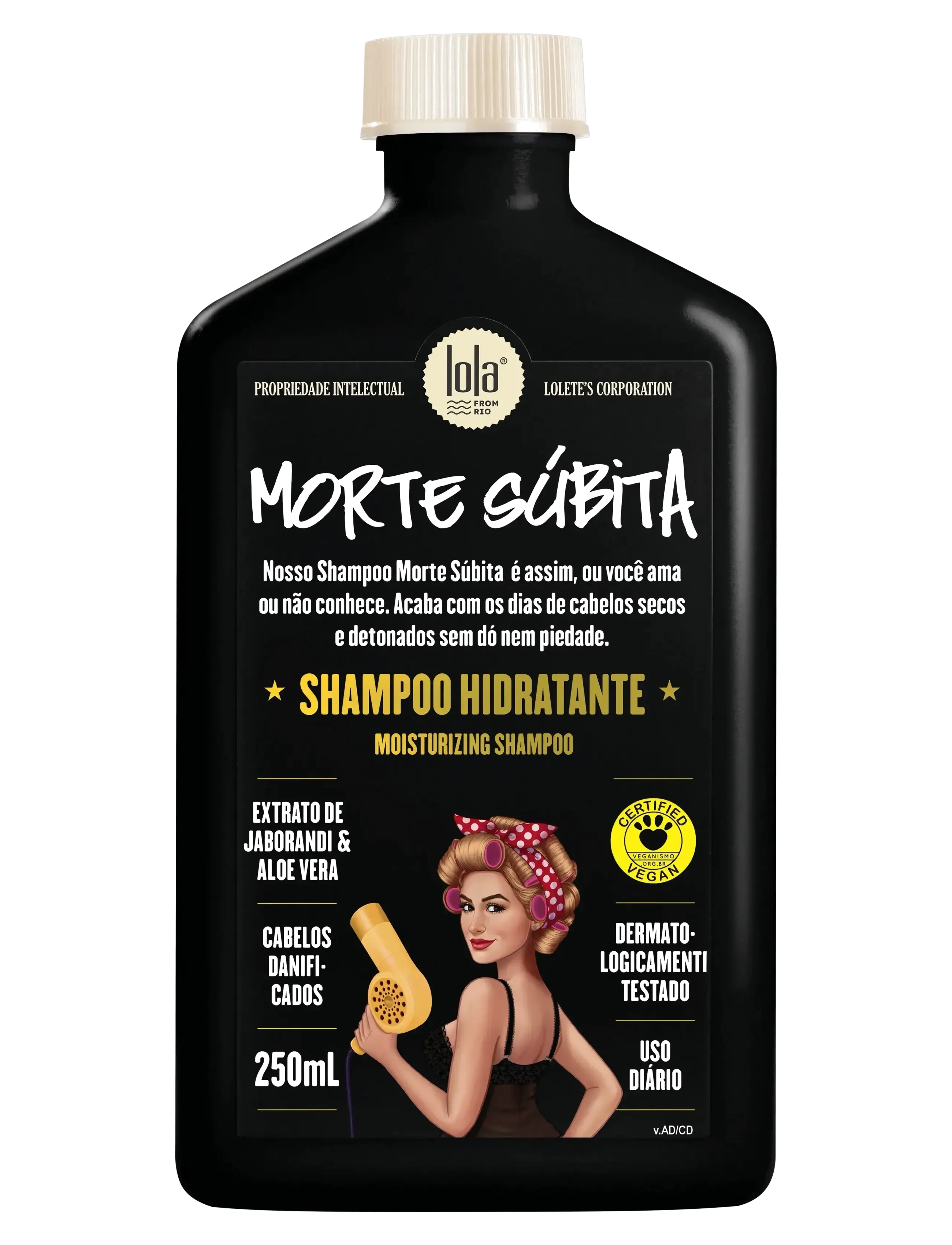 LOLA from RIO Lola Morte Subita Moisturizing Schampo, Shampoo, Nude, Str: 250 ML