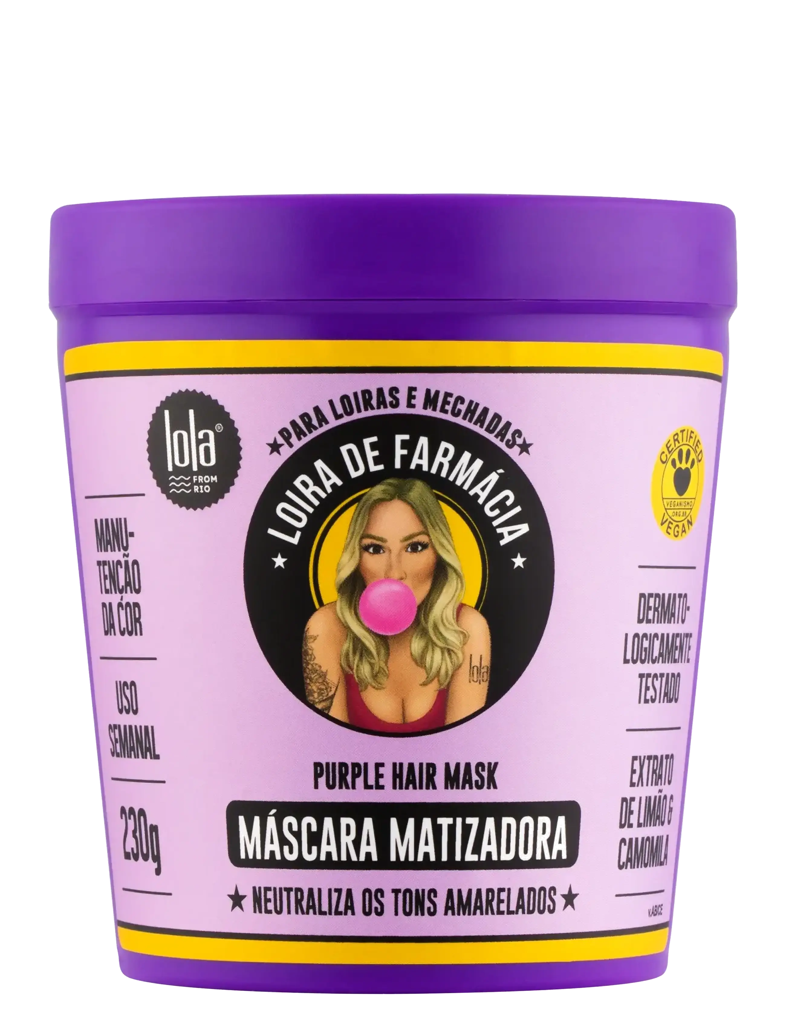 LOLA from RIO Lola Loira De Farmácia - Toning Másk, 230 G, Nude, Pleje > Hårmasker, Dame