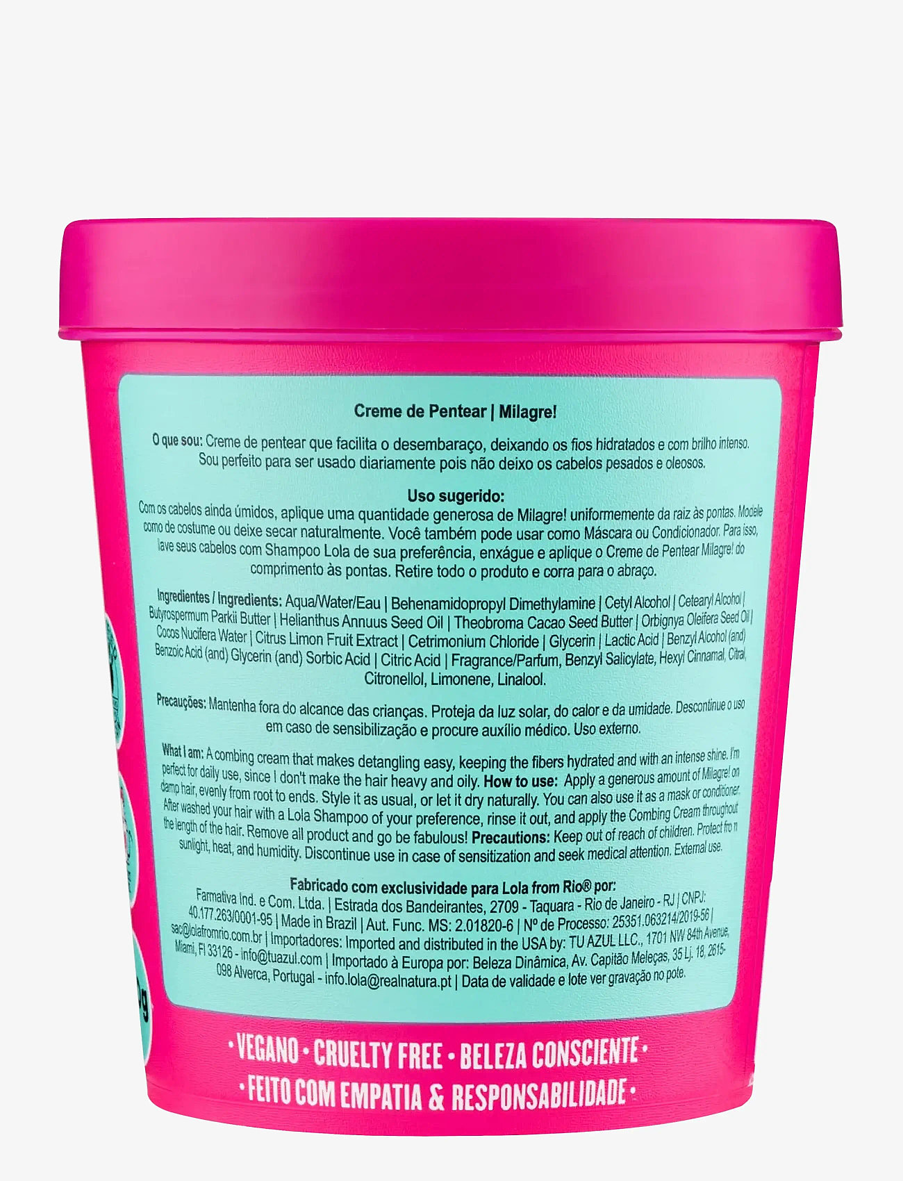 LOLA from RIO - LOLA MILAGRE - CREME DE PENTEAR - scalp treatment - clear - 1