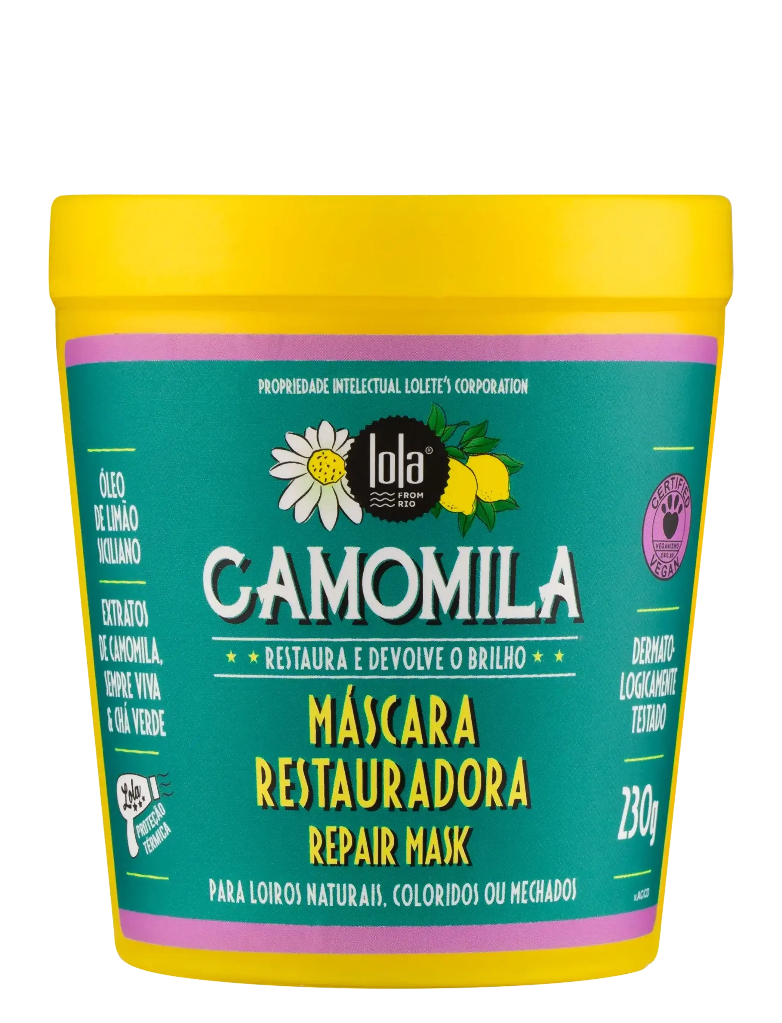 LOLA from RIO Lola Camomila Repair Blonde Mask, 230 G, Nude, Pleje > Hårmasker, Dame